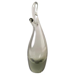 Per Lütken for Holmegaard Duckling Vase, Scandinavian Modern Art Glass