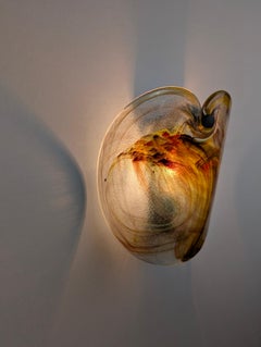 Per Lütken for Holmegaard Glass Sconce, Denmark, 1970s