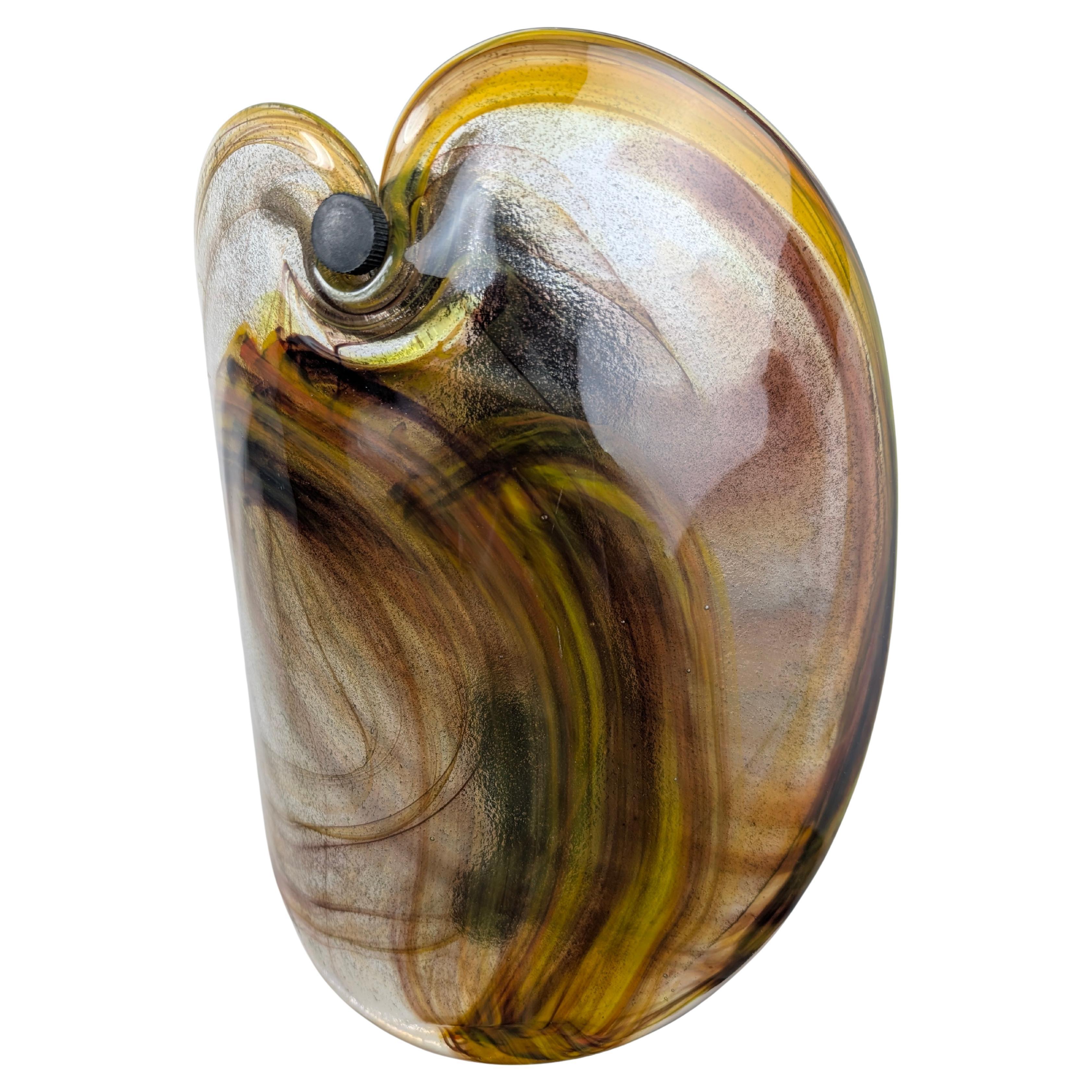 Per Lütken for Holmegaard Glass Sconce, Denmark, 1970s For Sale