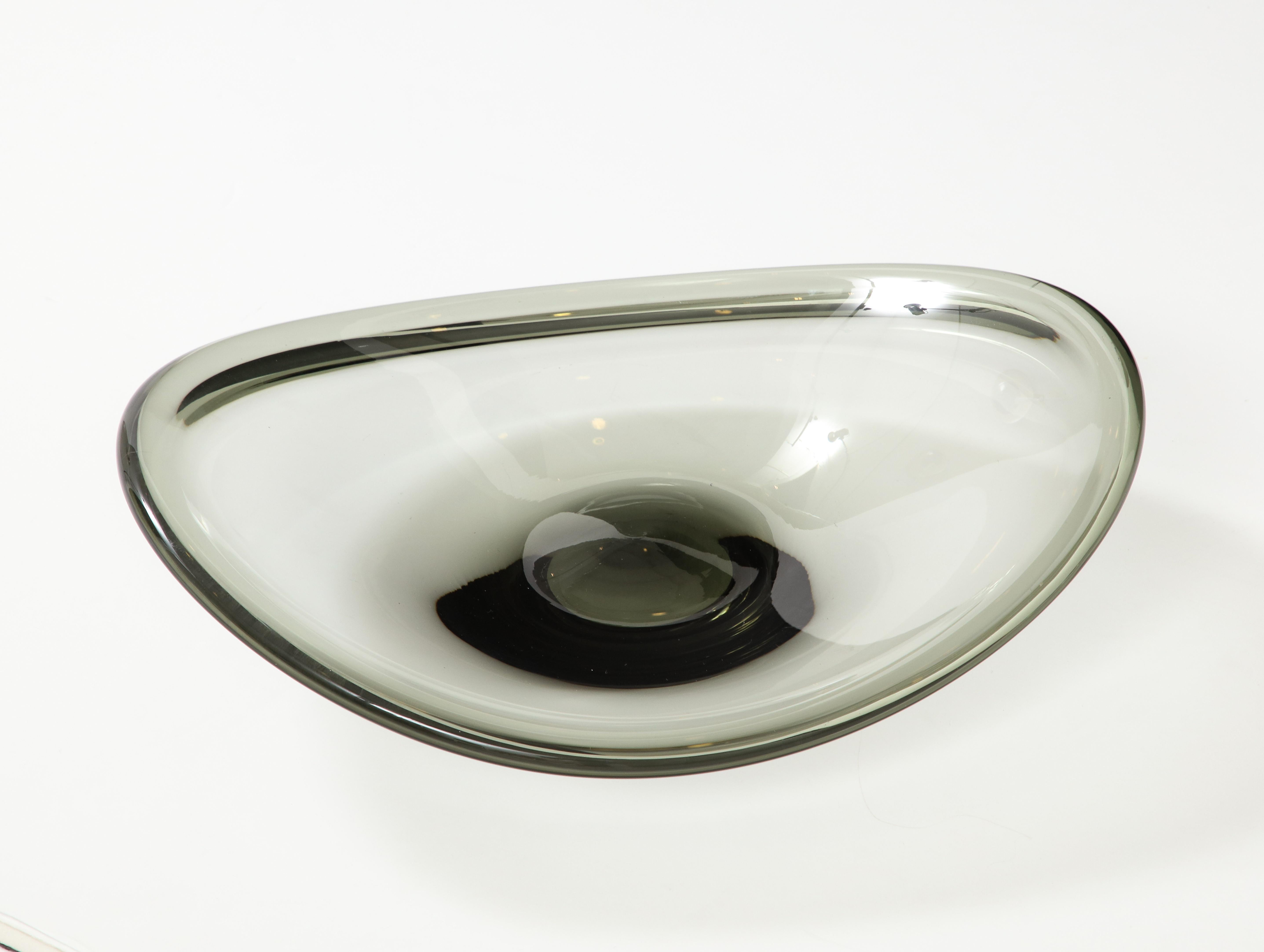Art Glass Per Lutken For Homelgaard Large Decorative Bowl For Sale