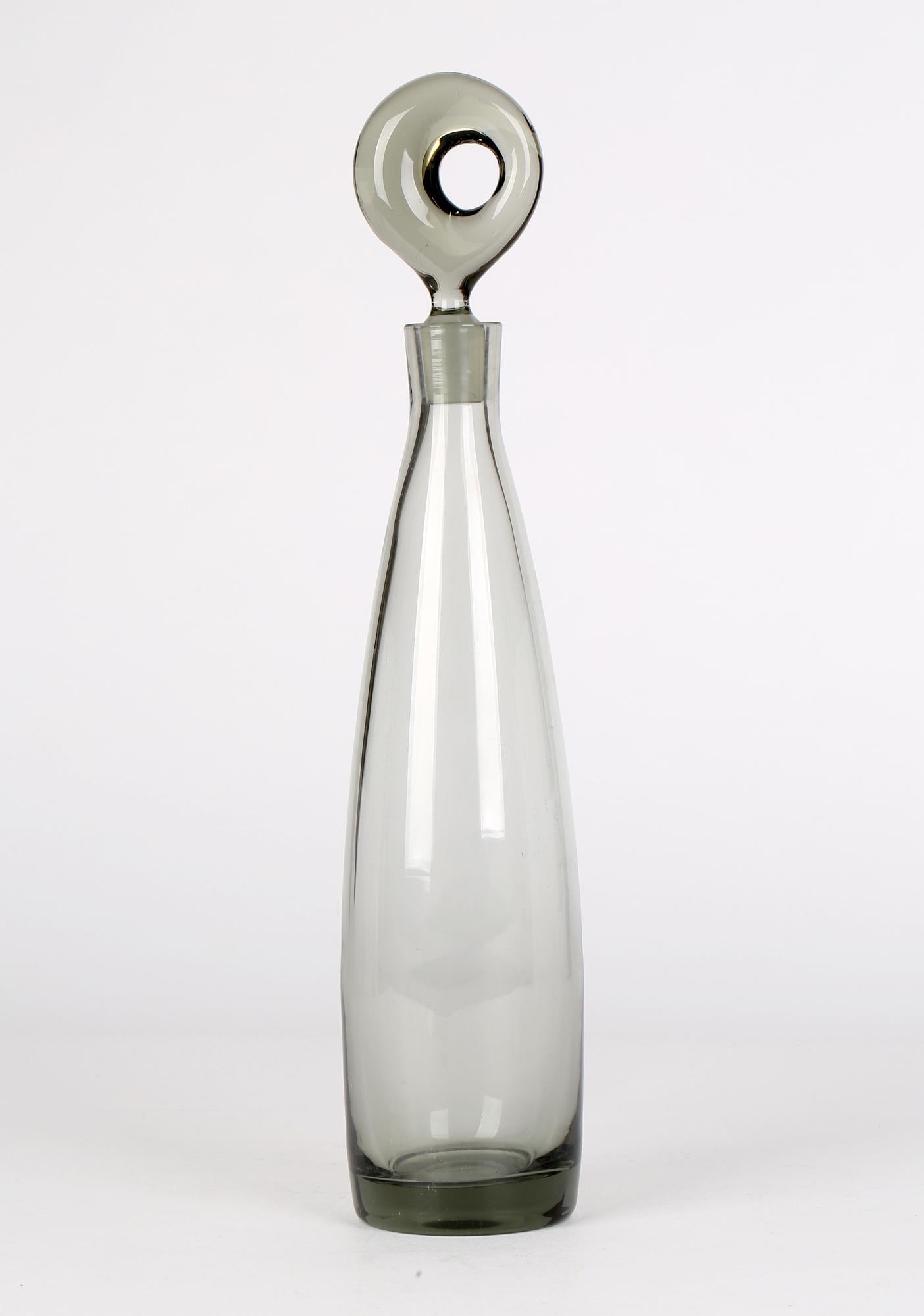 Per Lütken Mid-Century Holmegaard Aristokat Glass Decanter & Stopper 1