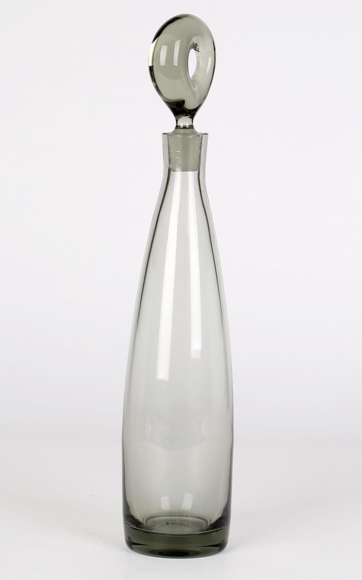 Mid-20th Century Per Lütken Mid-Century Holmegaard Aristokat Glass Decanter & Stopper