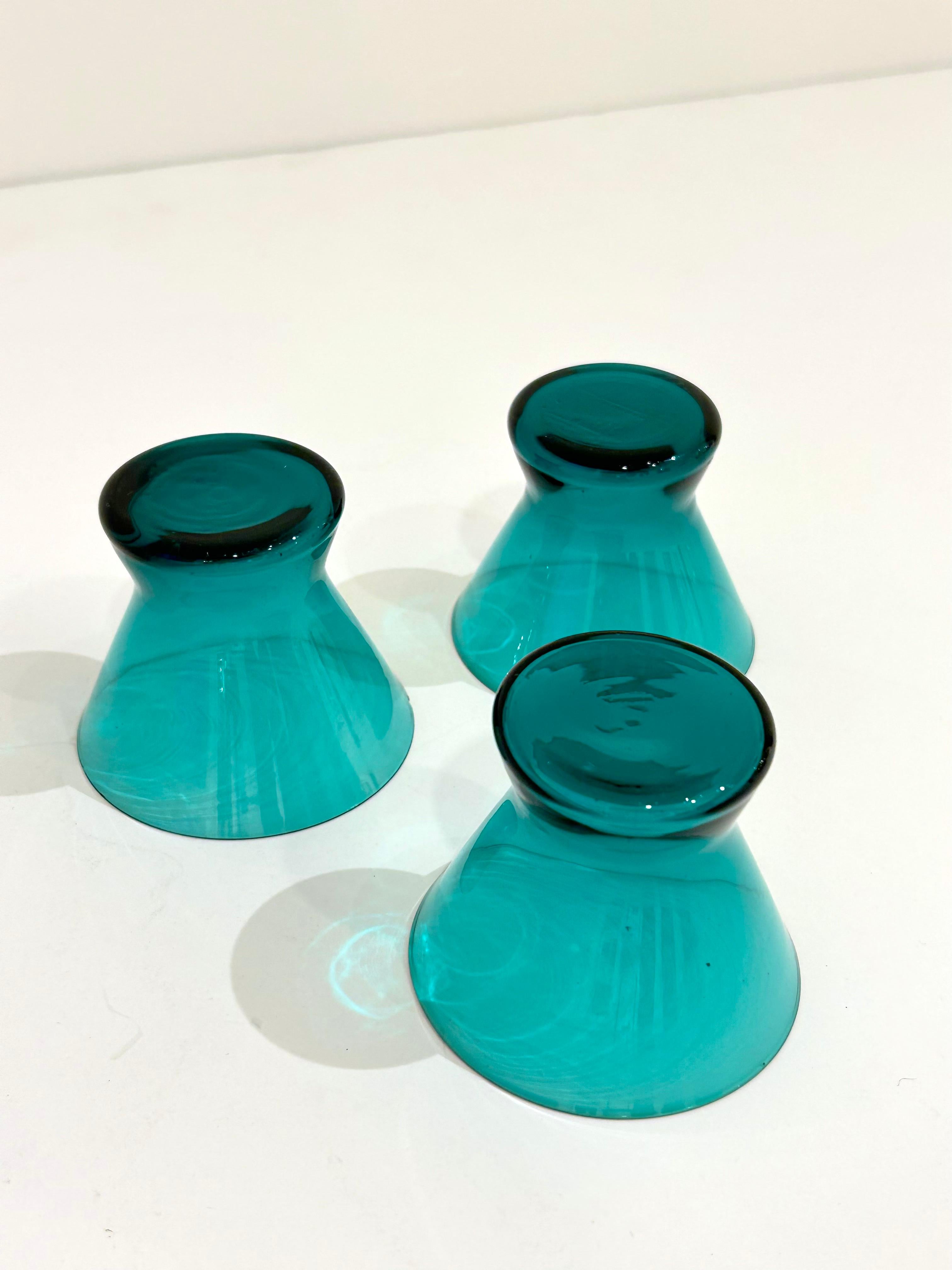 Per Lutken Set of 3 Minimalist Cocktail Glasses For Sale 4