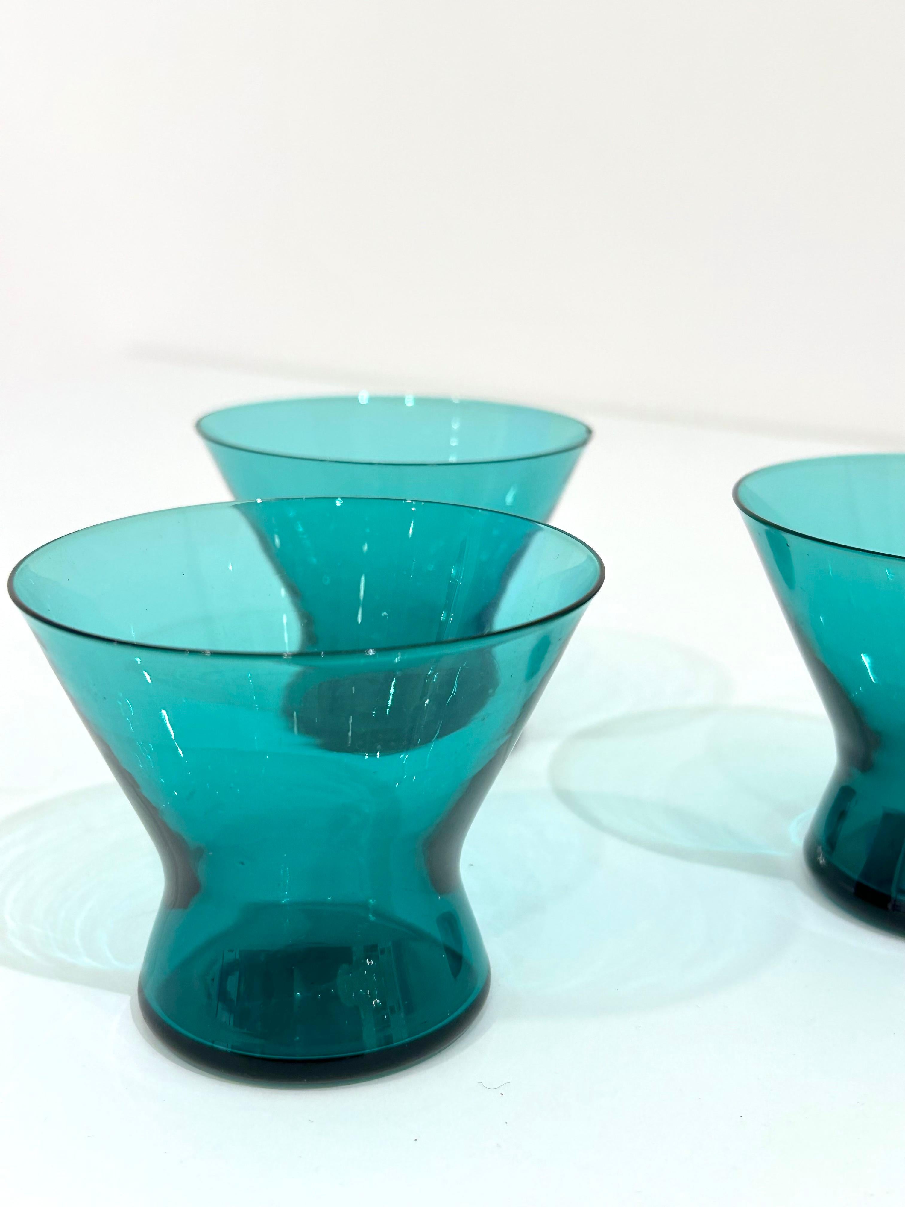 Per Lutken Set of 3 Minimalist Cocktail Glasses For Sale 2
