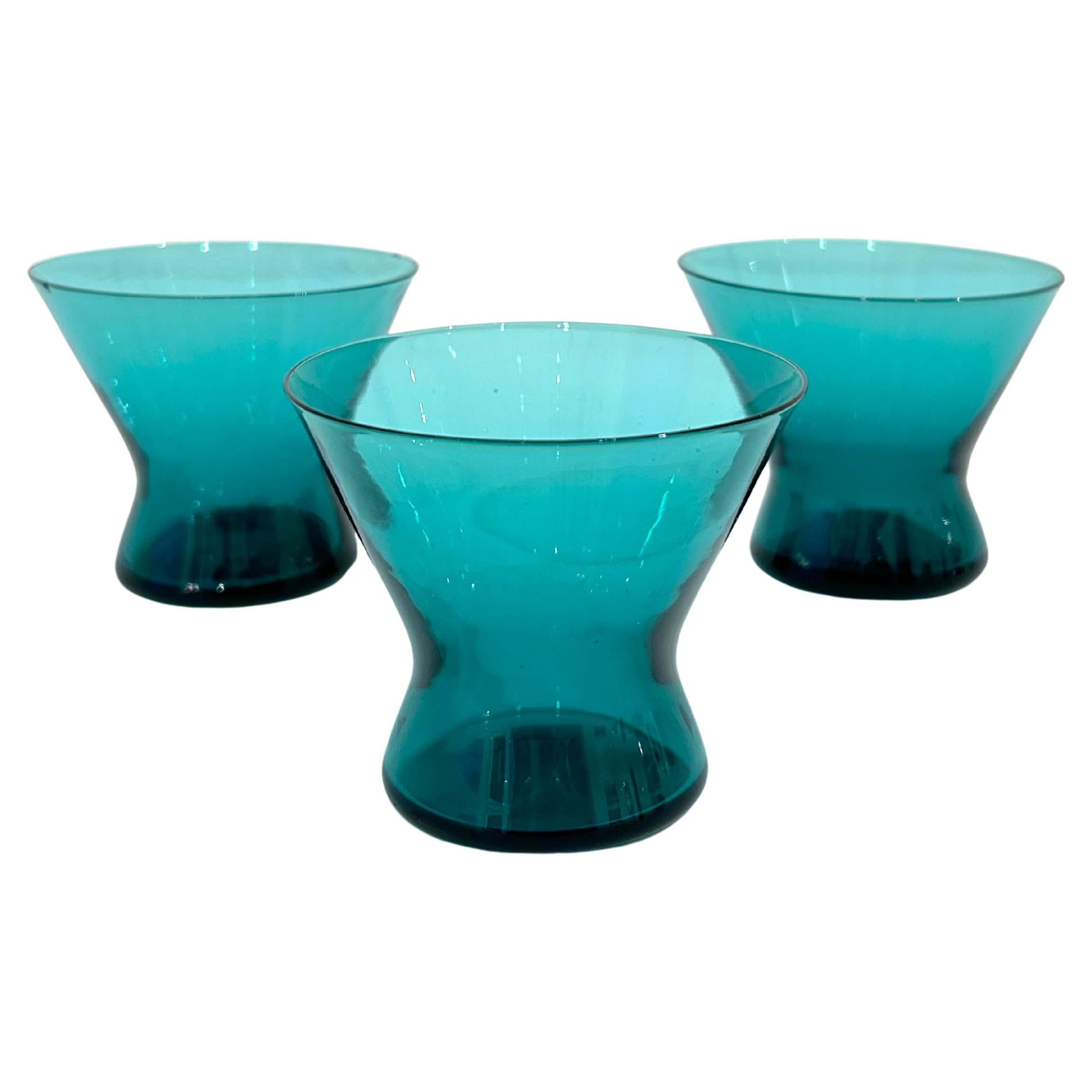 Per Lutken Set of 3 Minimalist Cocktail Glasses
