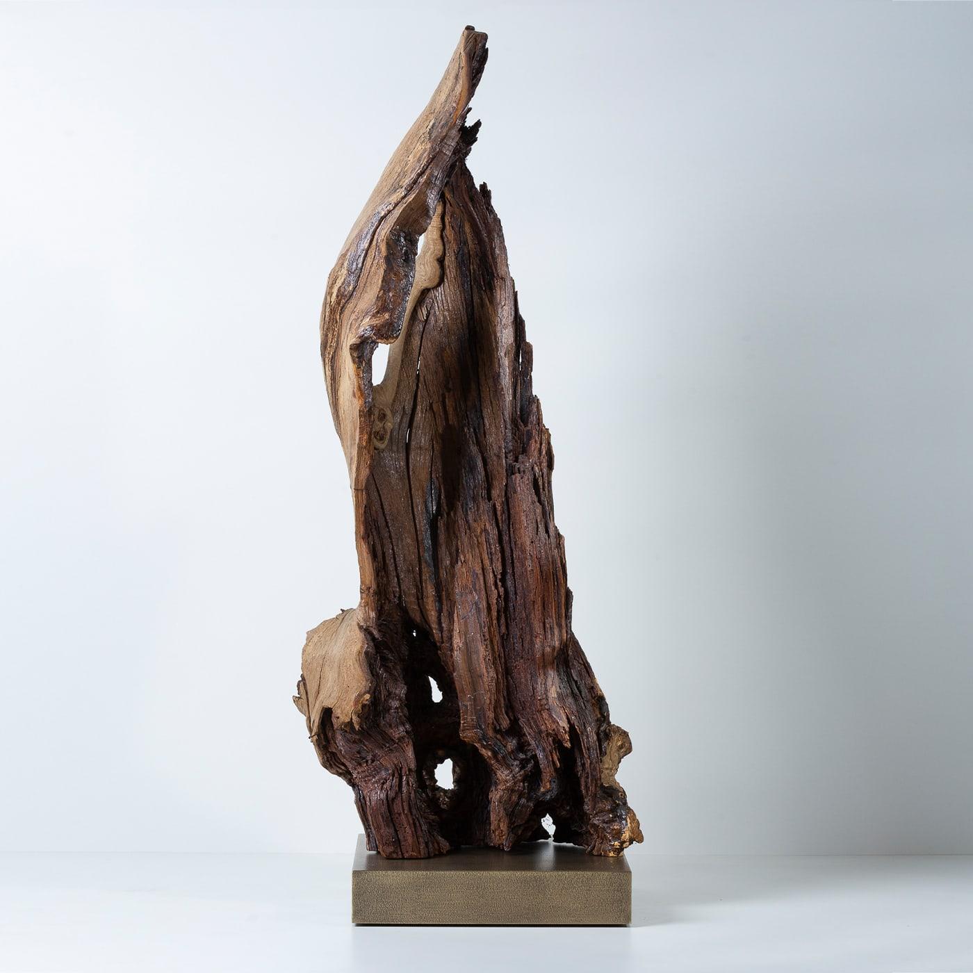 Hand-Crafted Per Mulieres II Brown Sculpture For Sale