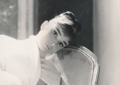 Audrey Hepburn Windowlit Glamour Shot Fine Art Print