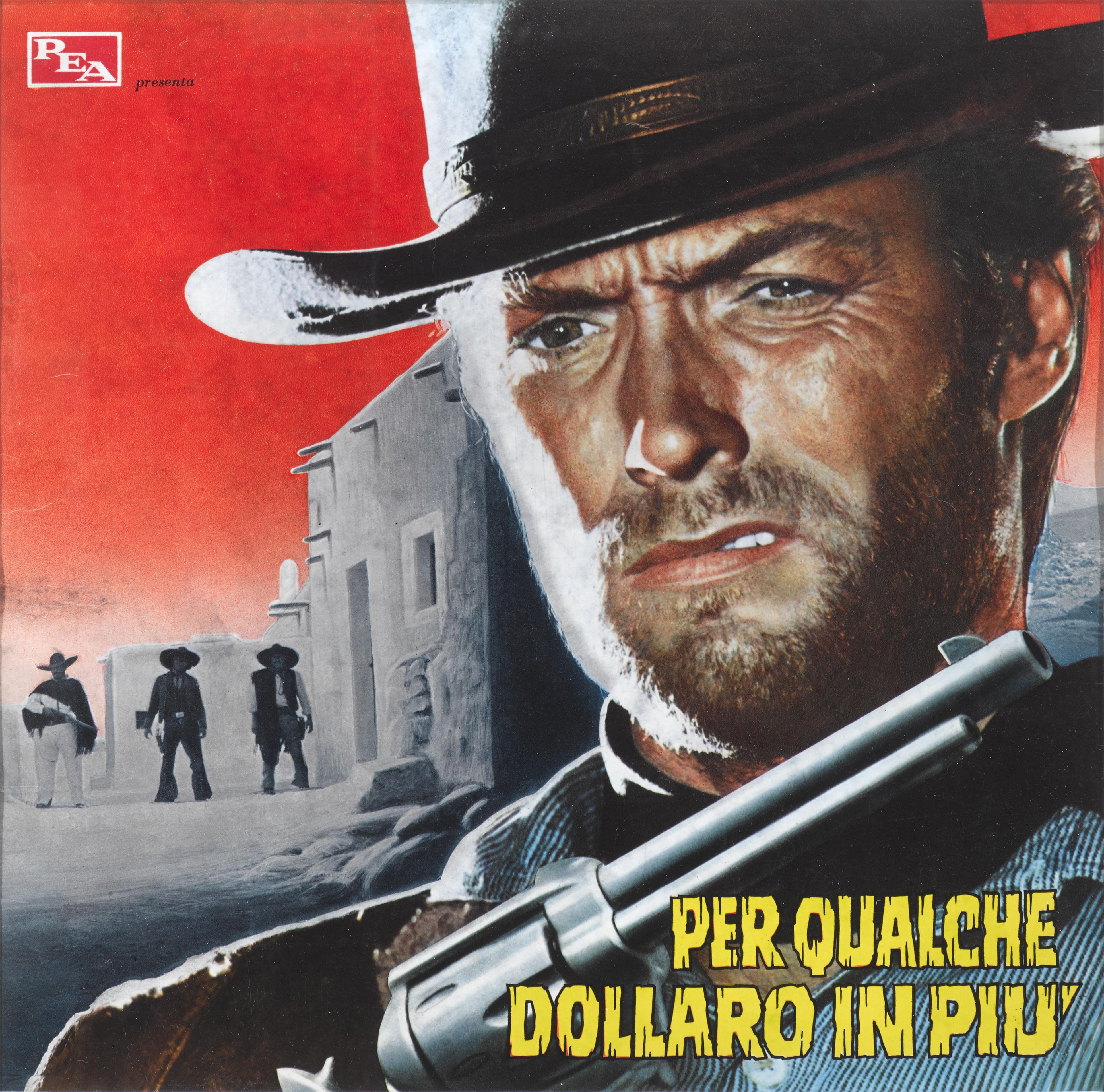 Original Italian program pull cover for Sergio Leone's classic Spaghetti Western 