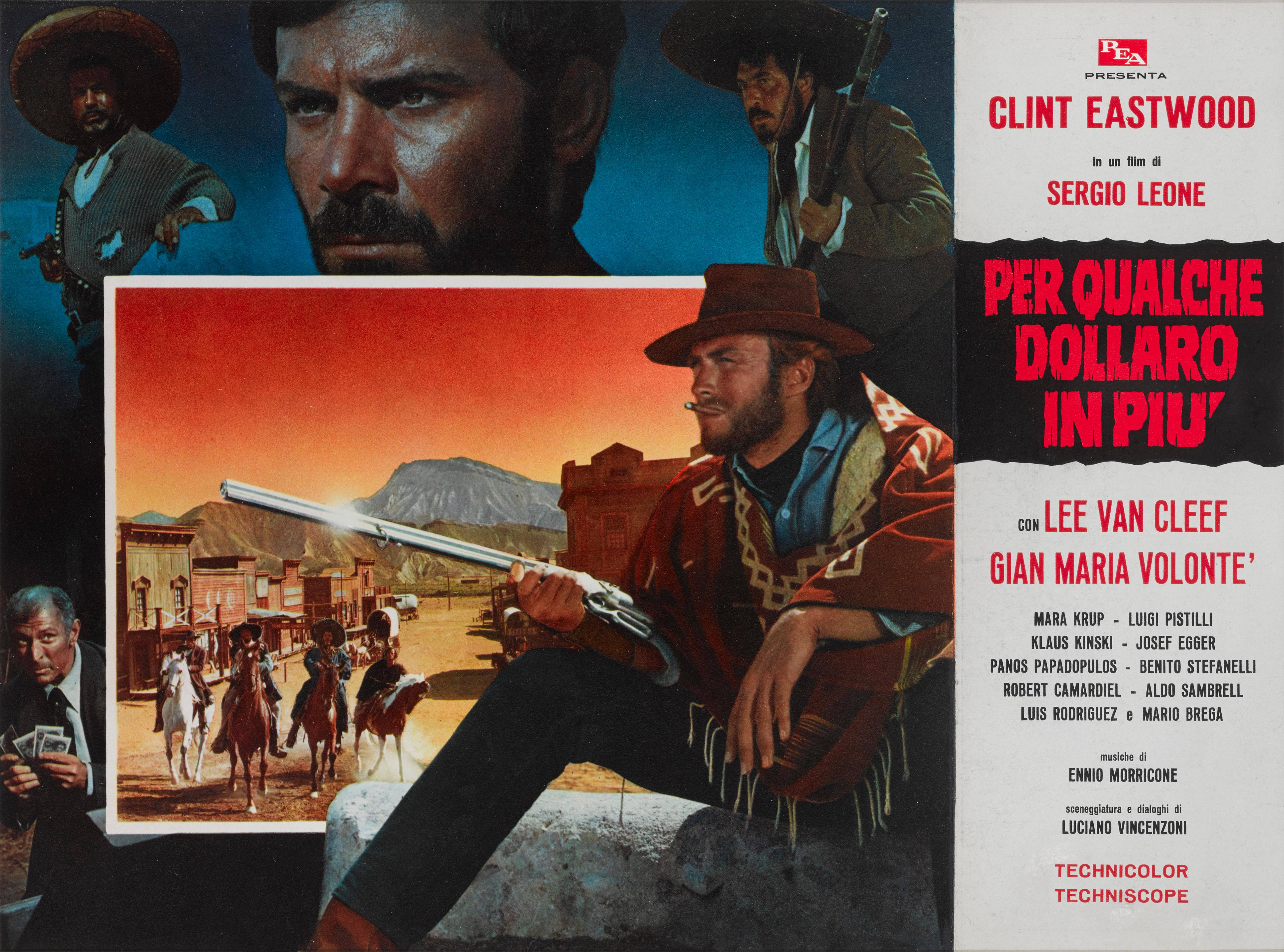 Originales italienisches Programmheft zu Sergio Leones klassischem Spaghetti-Western 