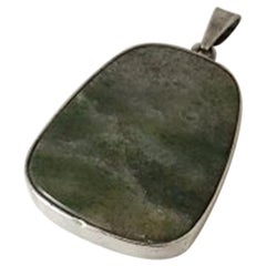 Per Sax Møller Pendent in Sterling Silver with Stone
