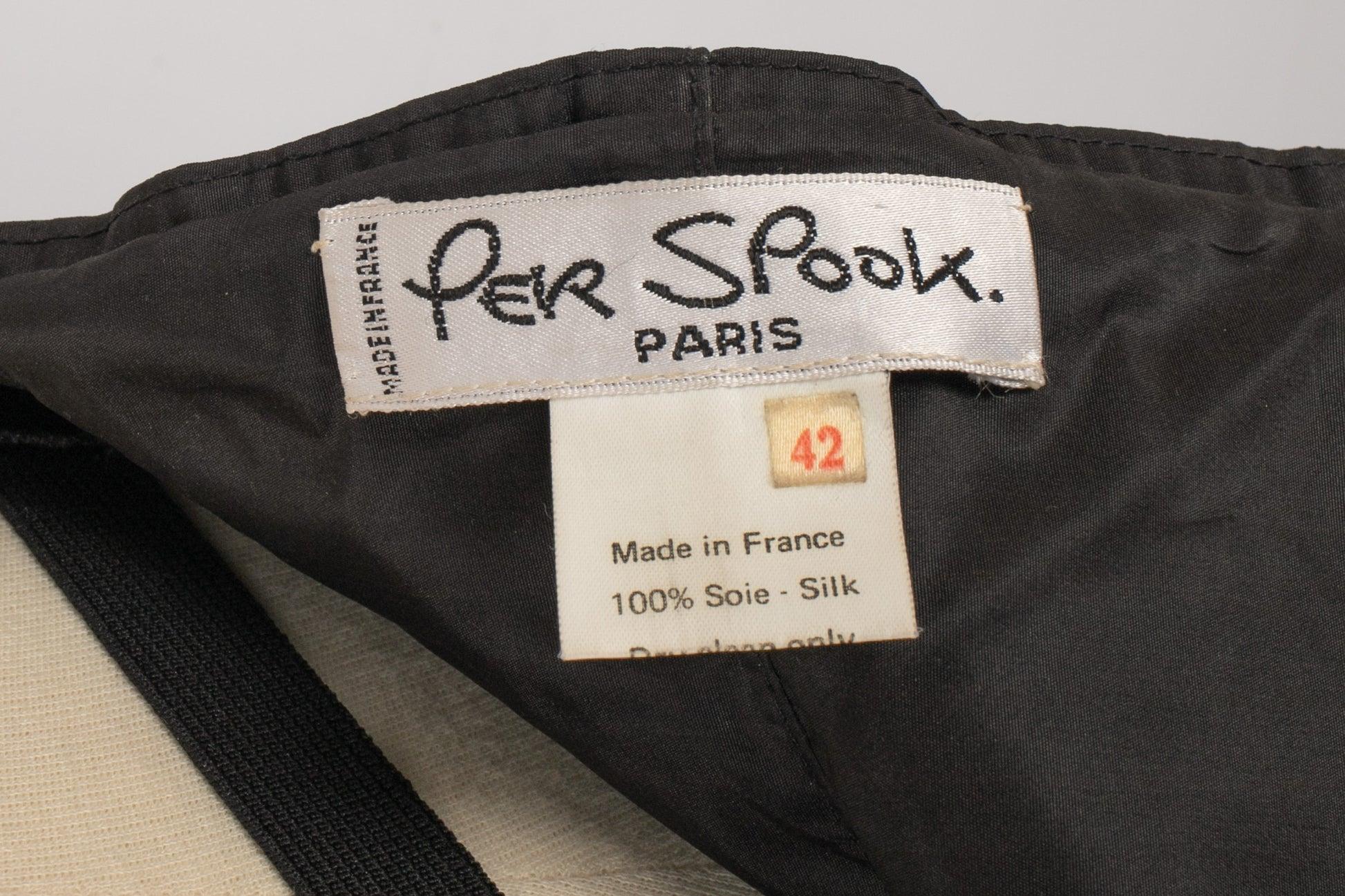 Per Spook Black Silk Maxi Skirt For Sale 3