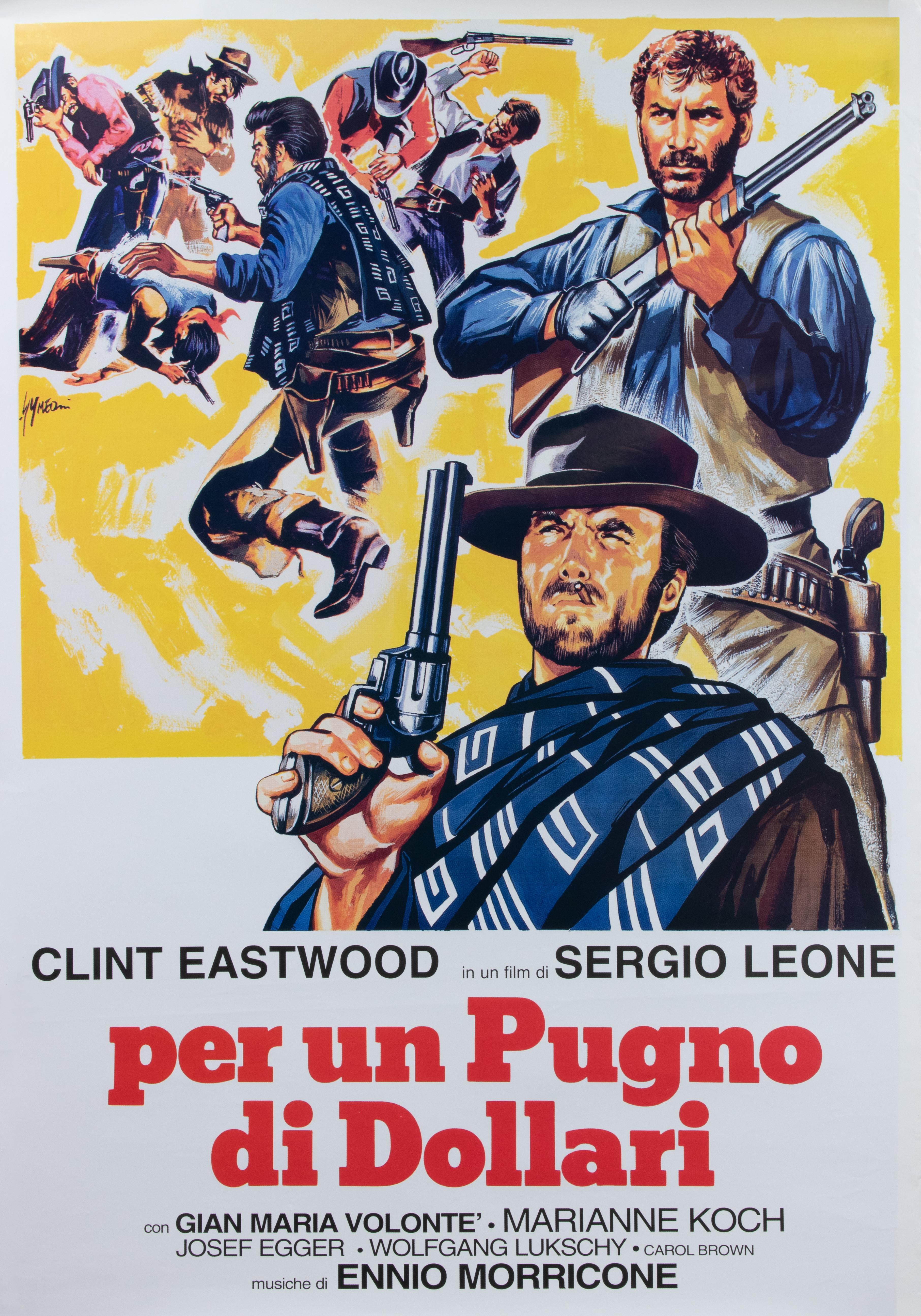 italien Per un Pugno di Dollari / Une poignée de dollars (1964, Italie/Espagne/Allemagne de l'Ouest) en vente