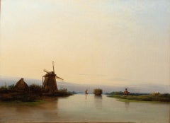 Flusslandschaft mit Mühle, 1839 von Per Wickenberg (1812 - 1846)