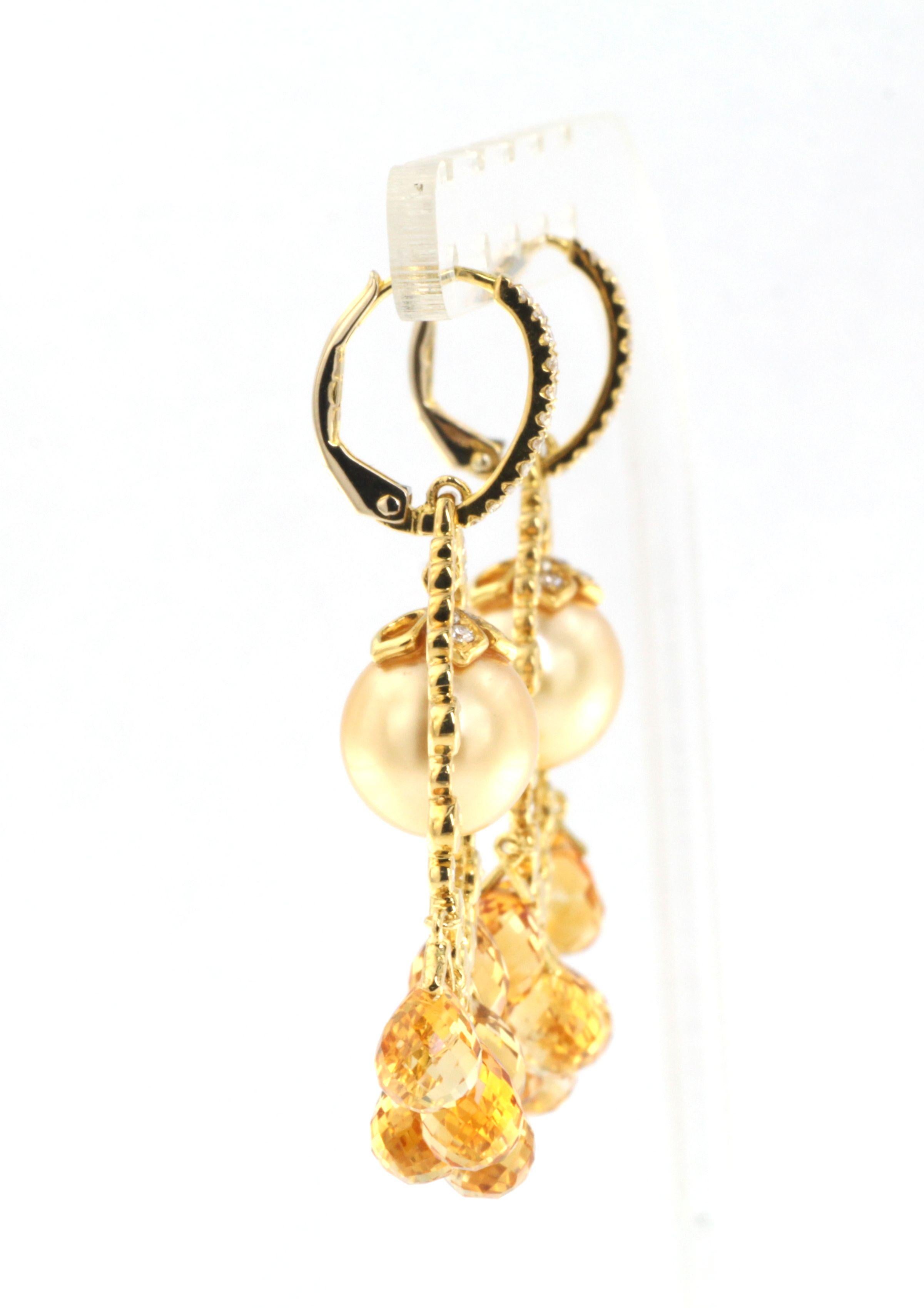 arabic style gold earrings