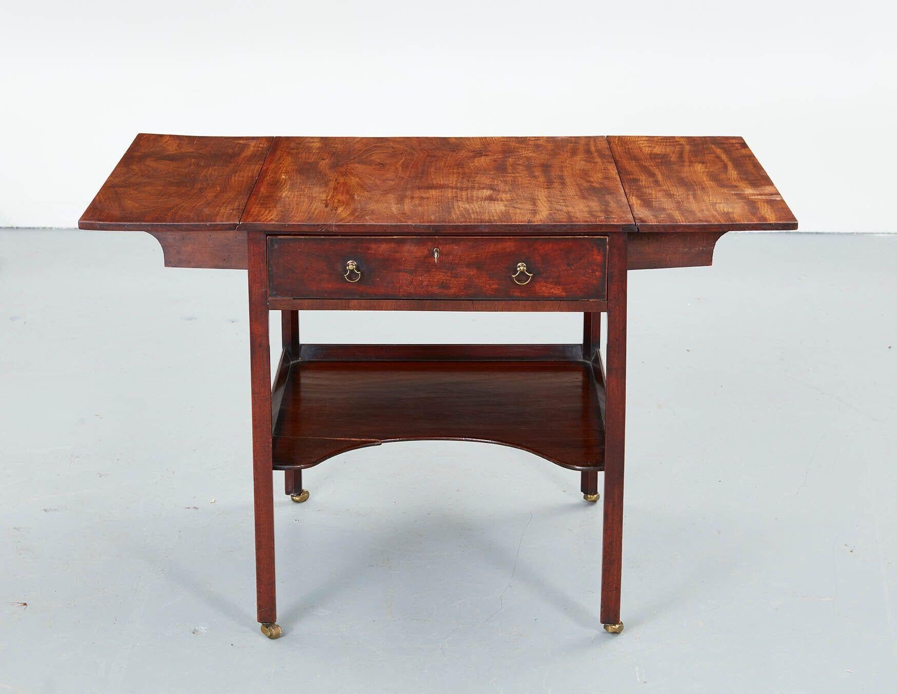 English Pembroke/Dressing Table Attributed to Thomas Chippendale