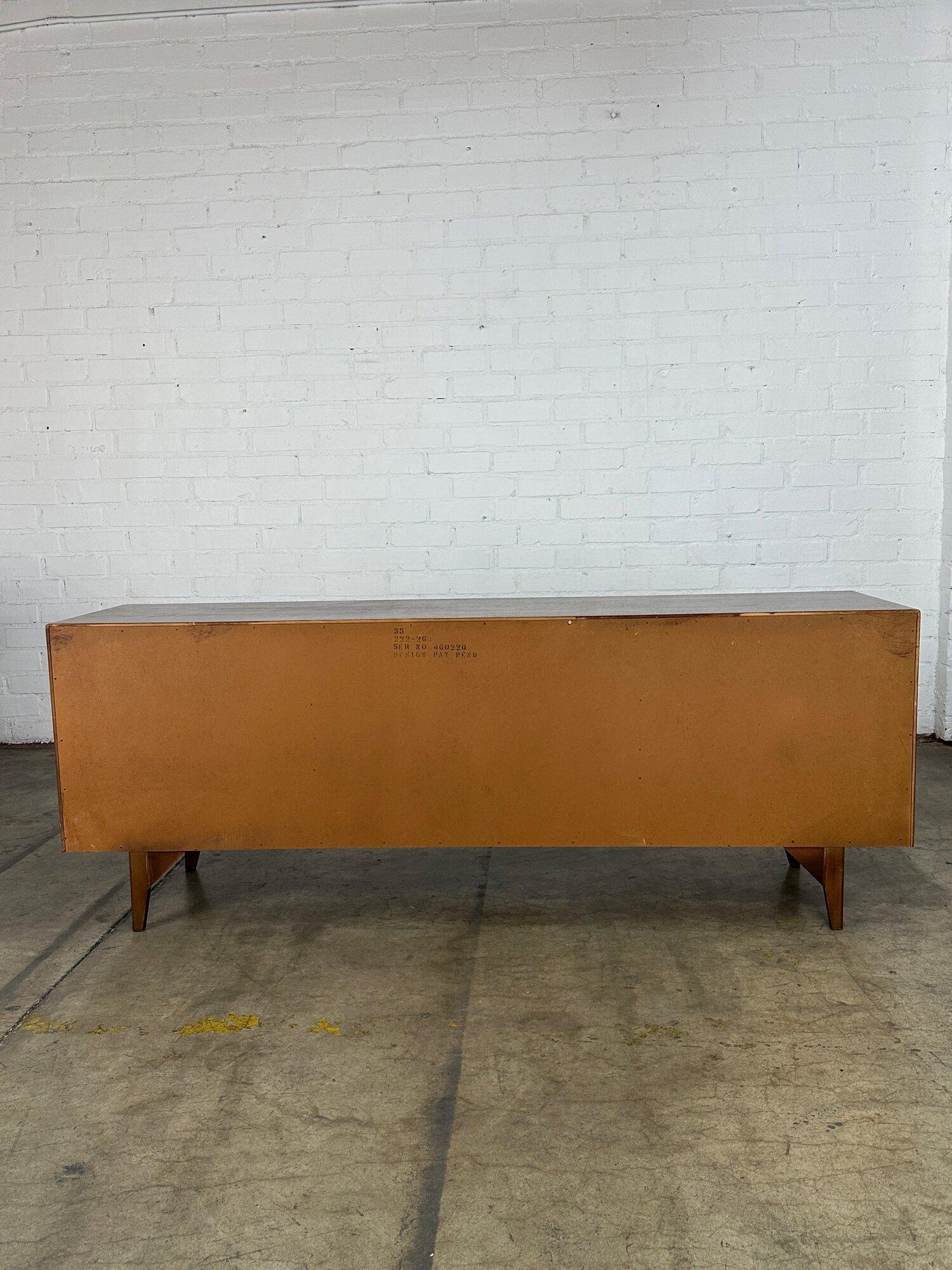 Perception series Walnut Credenza by Lane For Sale 3