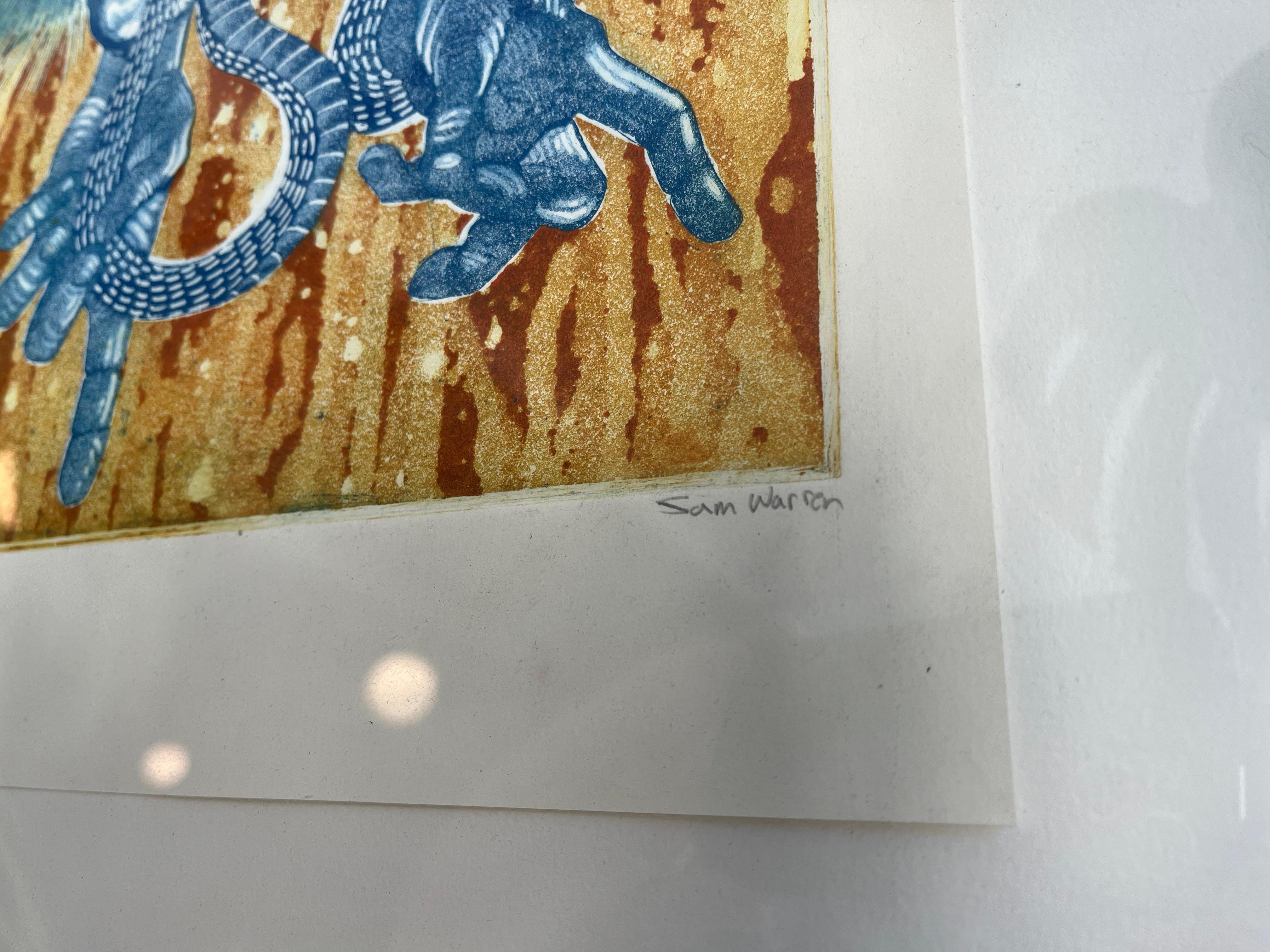 Huella de hiena y serpiente perceptiva de Sam Warren en Excelente estado para la venta en New York, NY