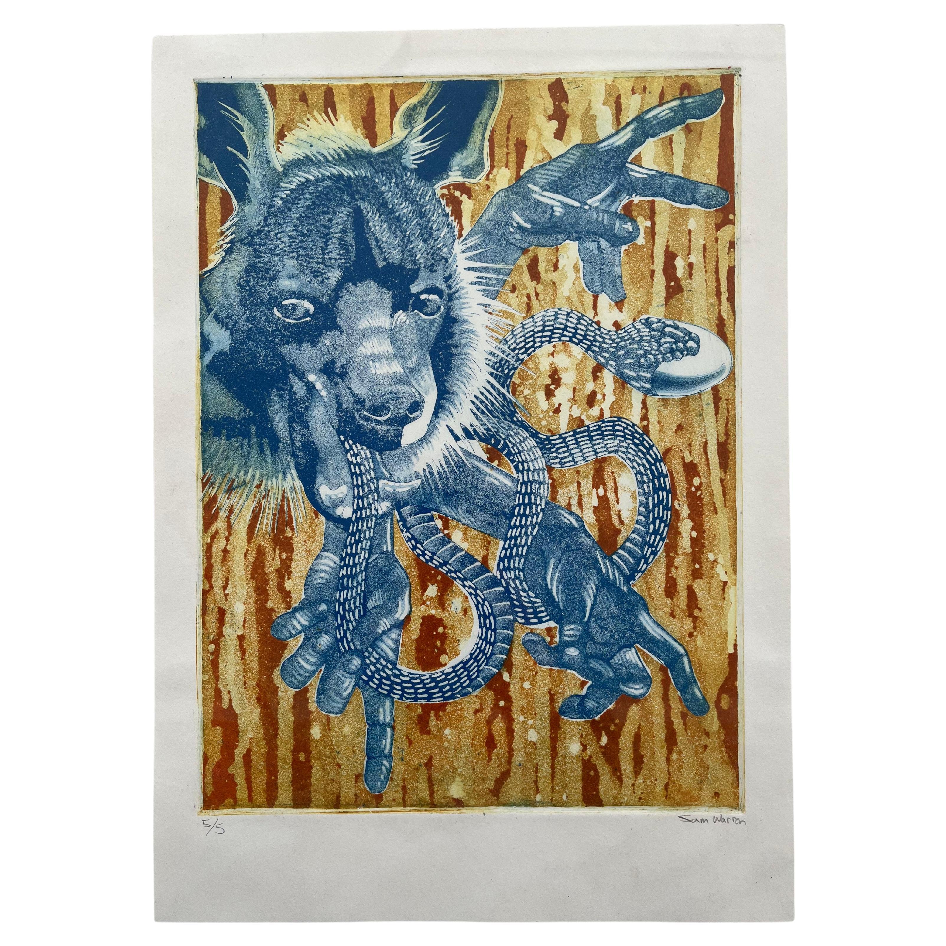 Impression perceptionnelle de Hyena et de serpent de Sam Warren