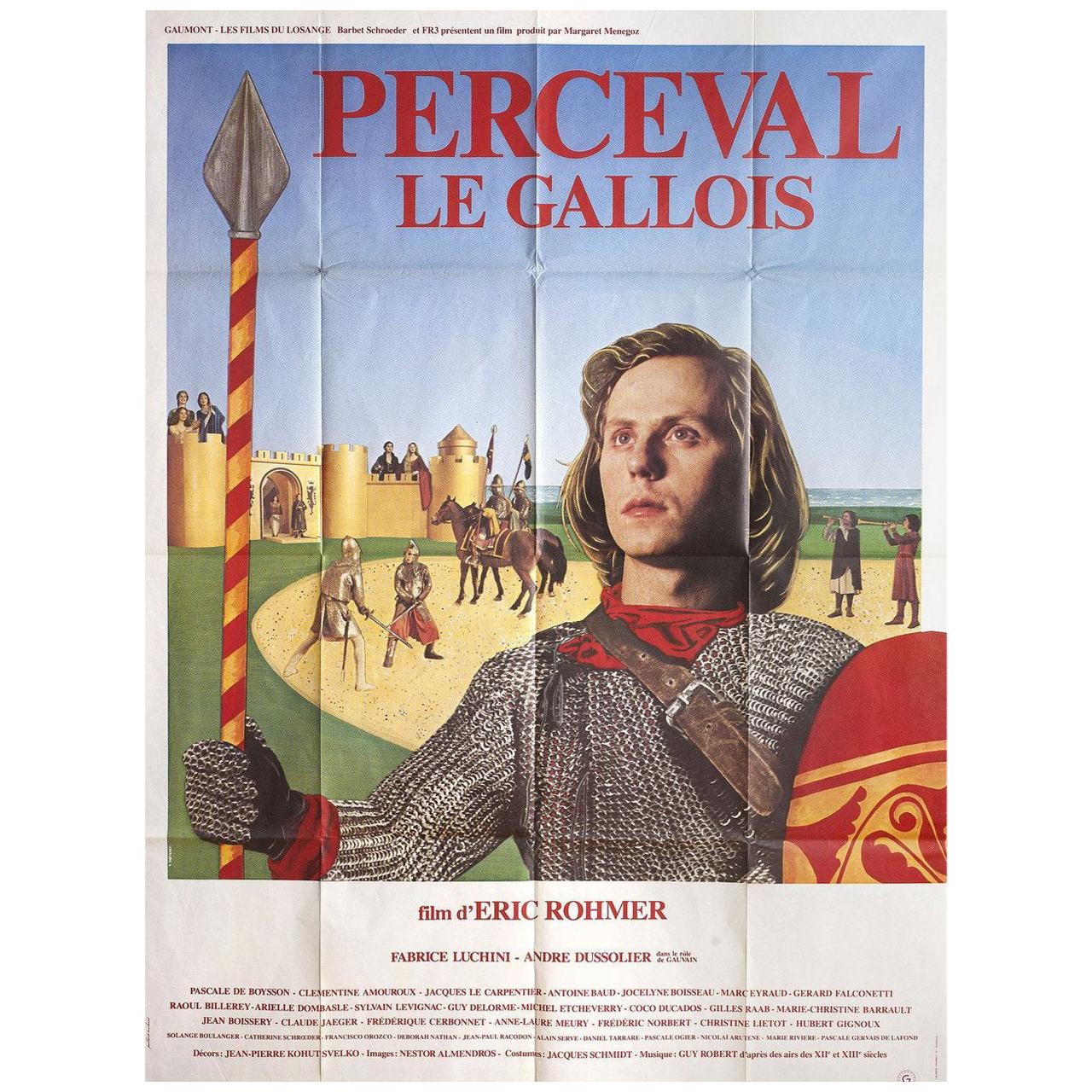 Affiche du grand film français « Perceval le Gallois », 1978