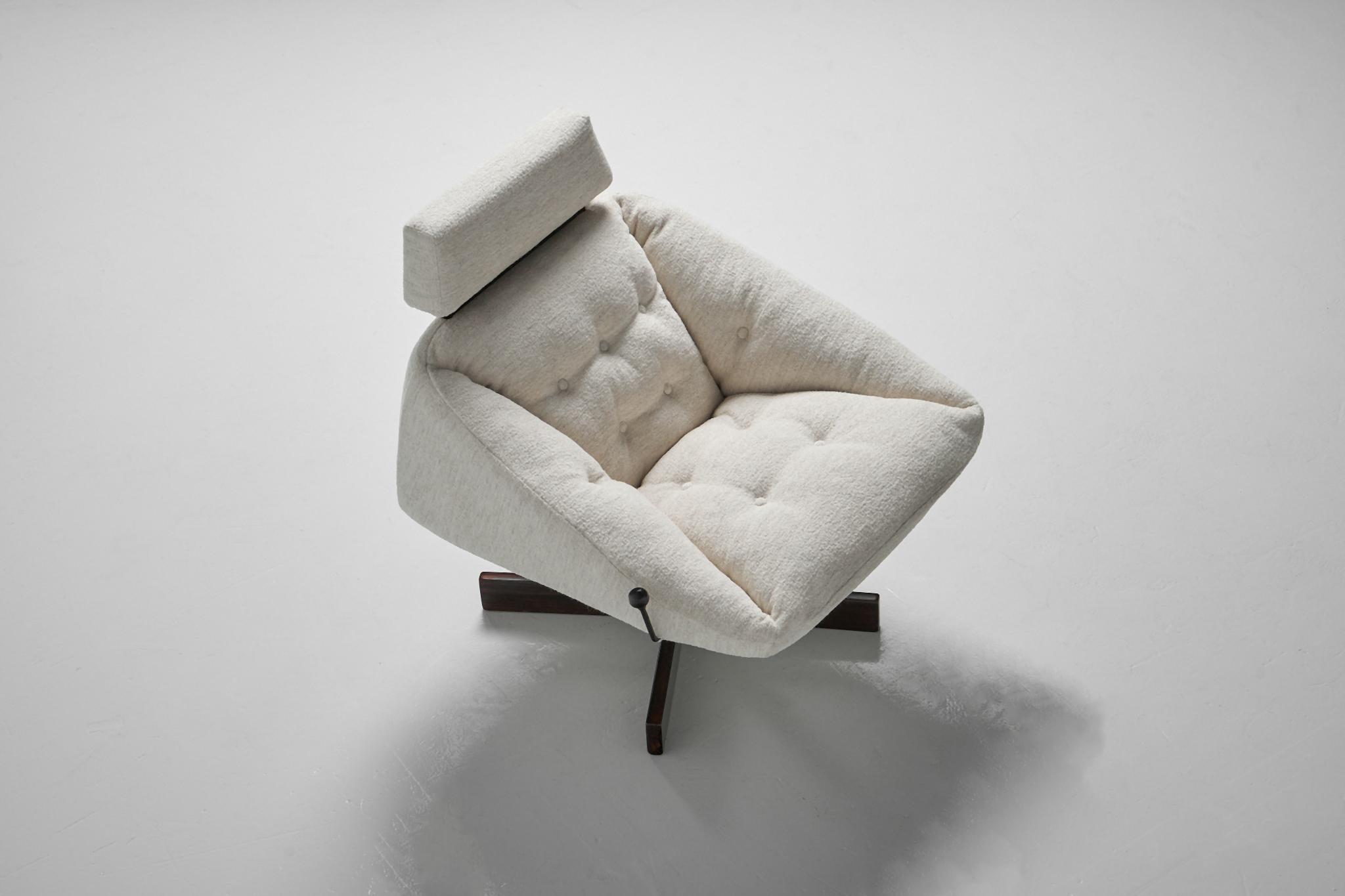Percival Lafer Adjustable Lounge Chair MP, Brazil, 1970 For Sale 5