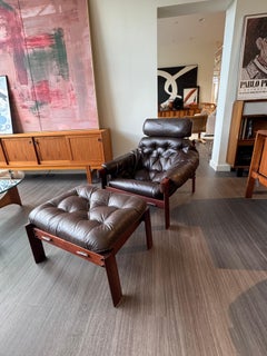 Poltrona e ottomana Percival Lafer