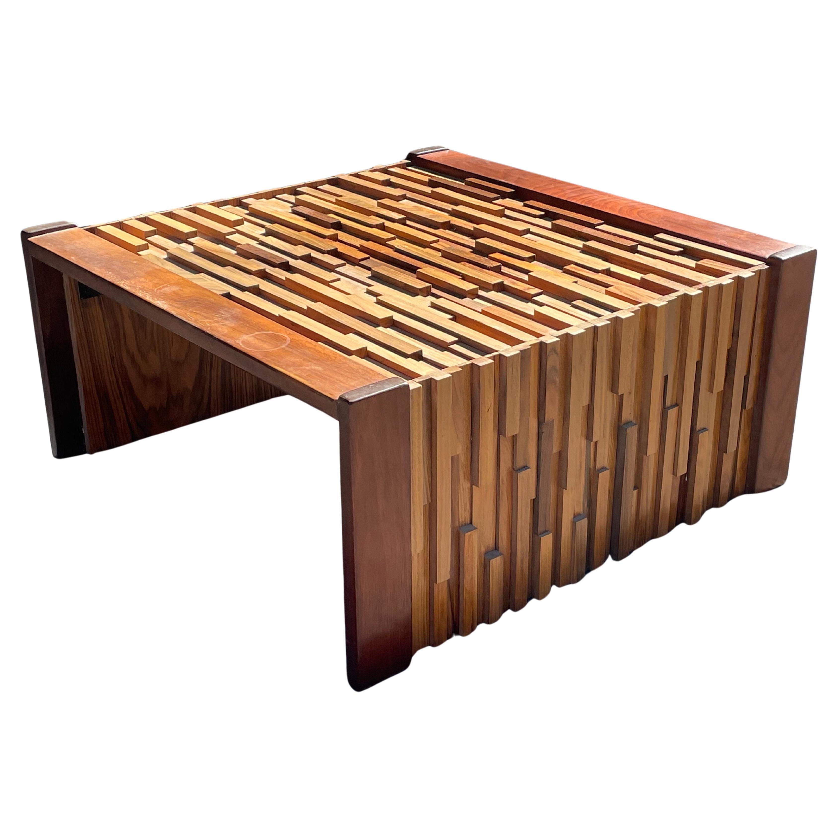 Jacaranda Percival Lafer Brazilian Cocktail Coffee Table, 1960s