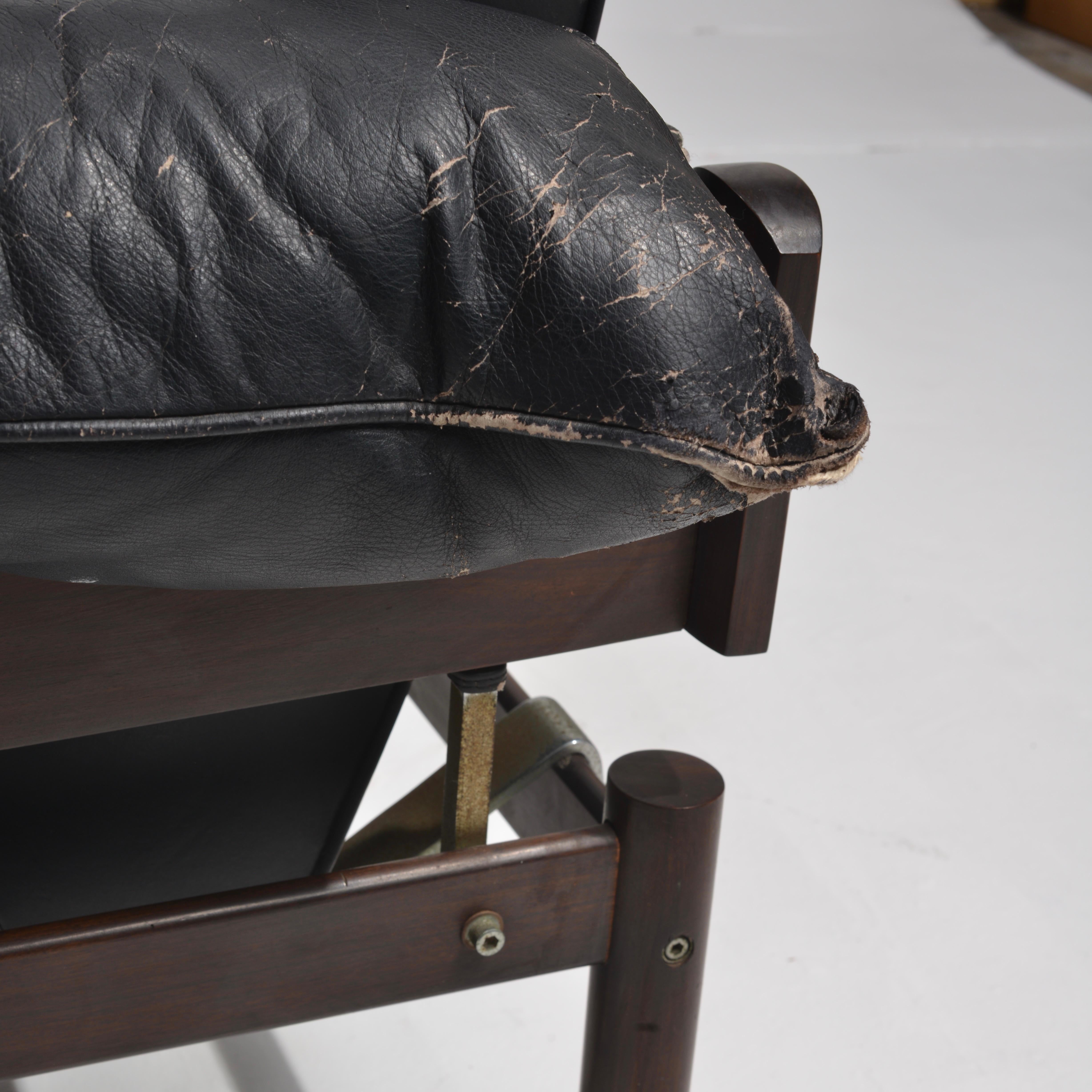 Percival Lafer Brazilian Modernist Rosewood Chair Model MP-013 4
