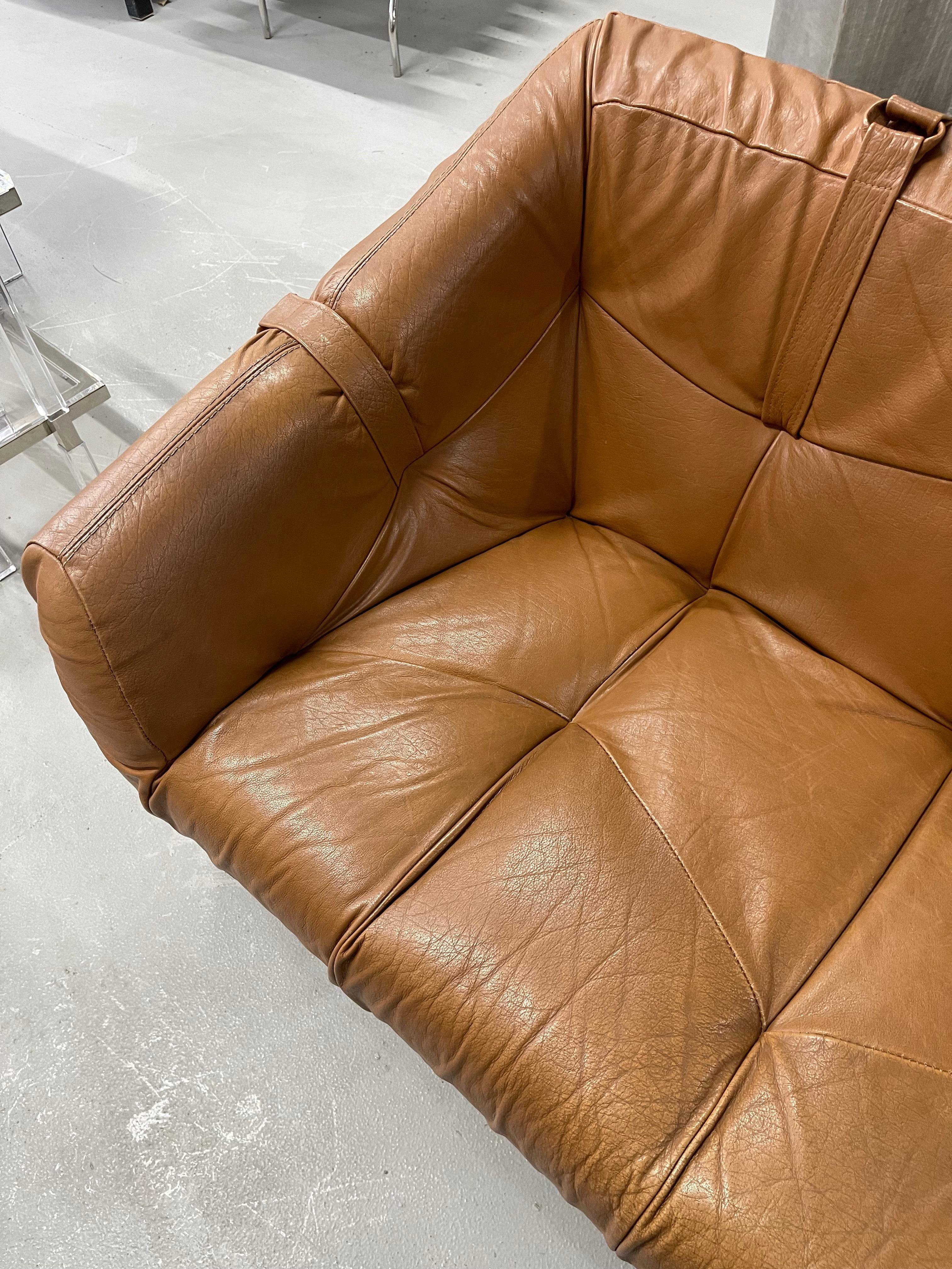 Percival Lafer Brazilian Rosewood Leather Sofa 7