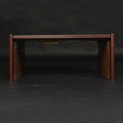 Percival Lafer Brutalist Parquet Rosewood Side Tables, Brazil, 1970s