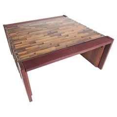 Table d'extrémité de style brutaliste Percival Lafer