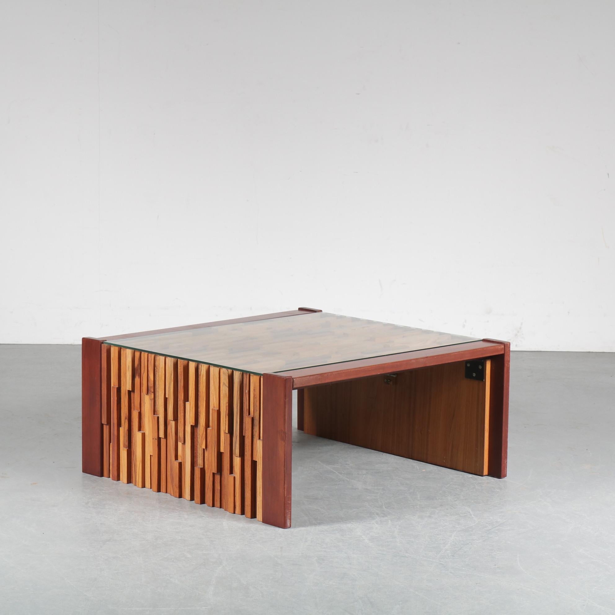 Percival Lafer Coffee Table from Brazil, 1960 In Good Condition In Amsterdam, NL