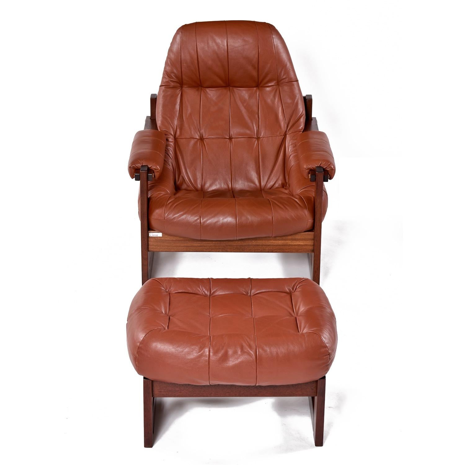 Percival Lafer Cognac Leather & Rosewood MP-163 