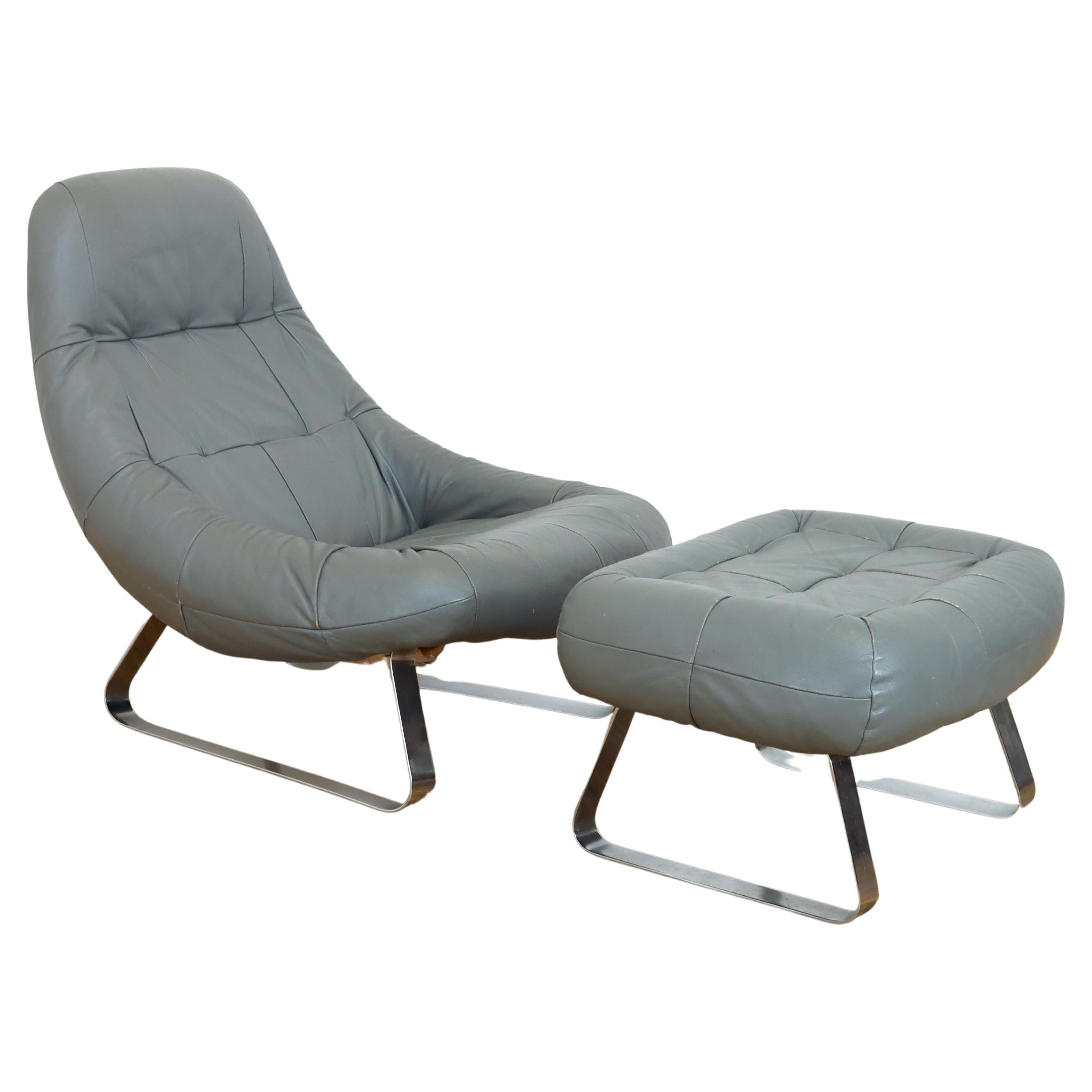 Percival Lafer "Earth" Lounge Chair and Ottoman