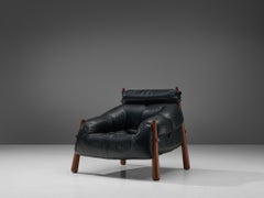 Percival Lafer Easy Chair Model 'MP-81' in Leather