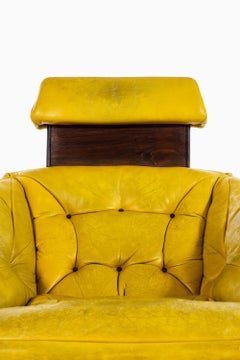 Percival Lafer Easy Chair with Stool Produced by Lafer MP in Brazil
