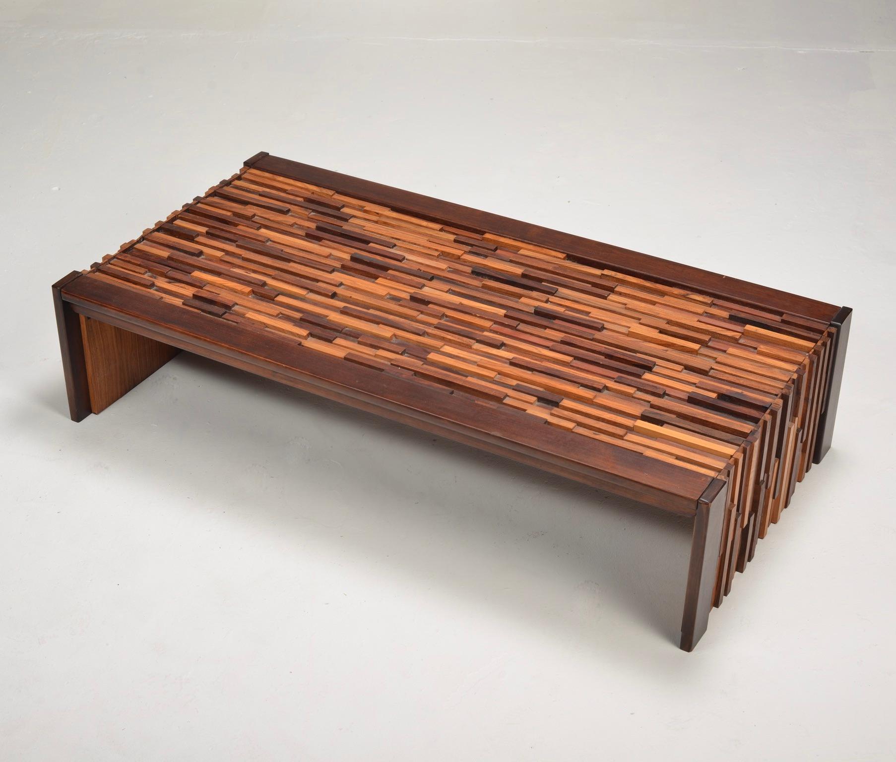 Percival Lafer Folding Couchtisch im Zustand „Gut“ im Angebot in Los Angeles, CA