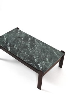 Percival Lafer Green Marble Coffee Table, Brazil, 1970s