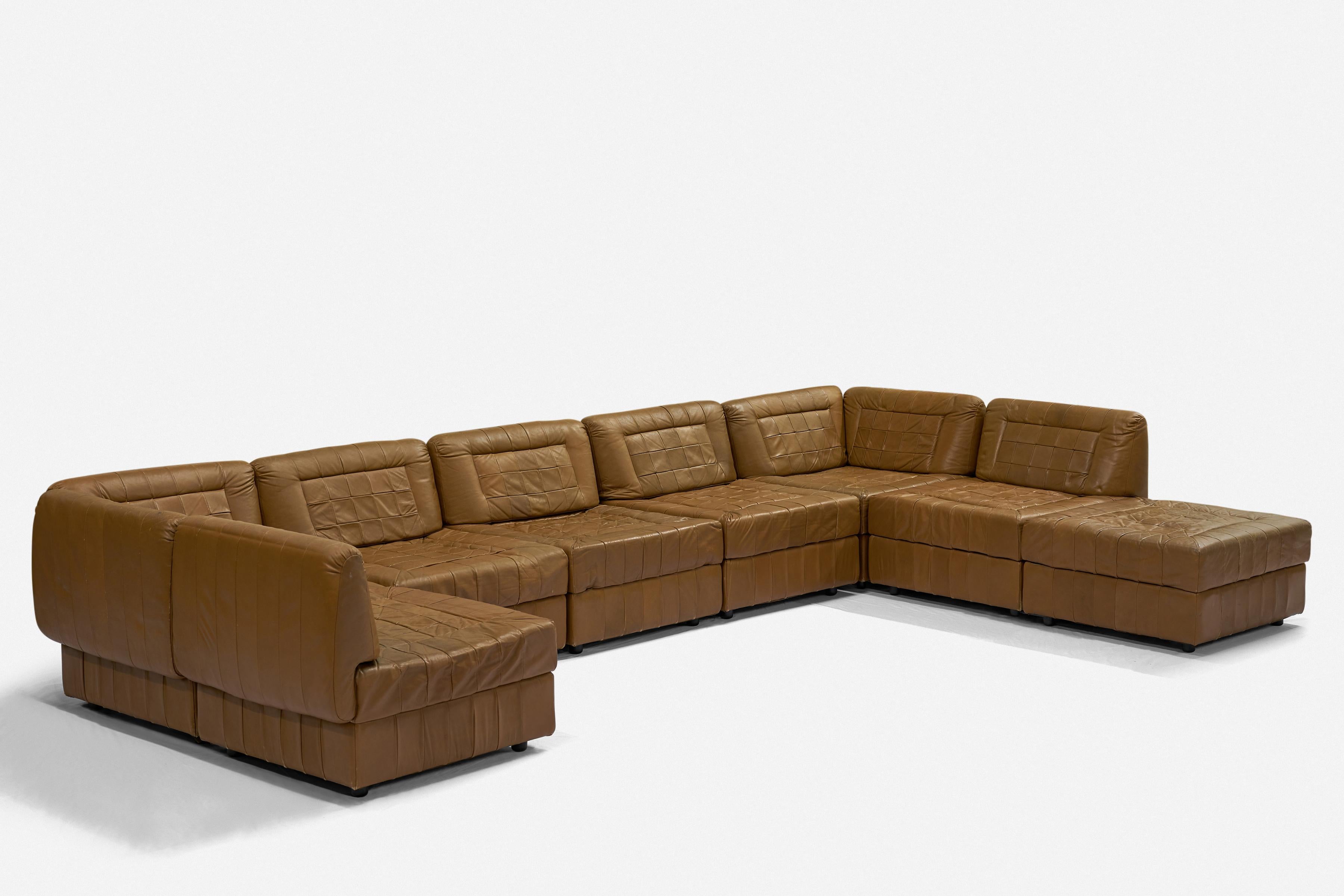 Percival Lafer
Modular sectional / Lounge chairs
Lafer S.A. Ind. Com.
Brazil, c. 1970

Percival Lafer sectional sofa has eight seats/ottomans and nine backrests. It can be split into numerous arrangements i.e., sectional, sectional w. ottoman, sofa