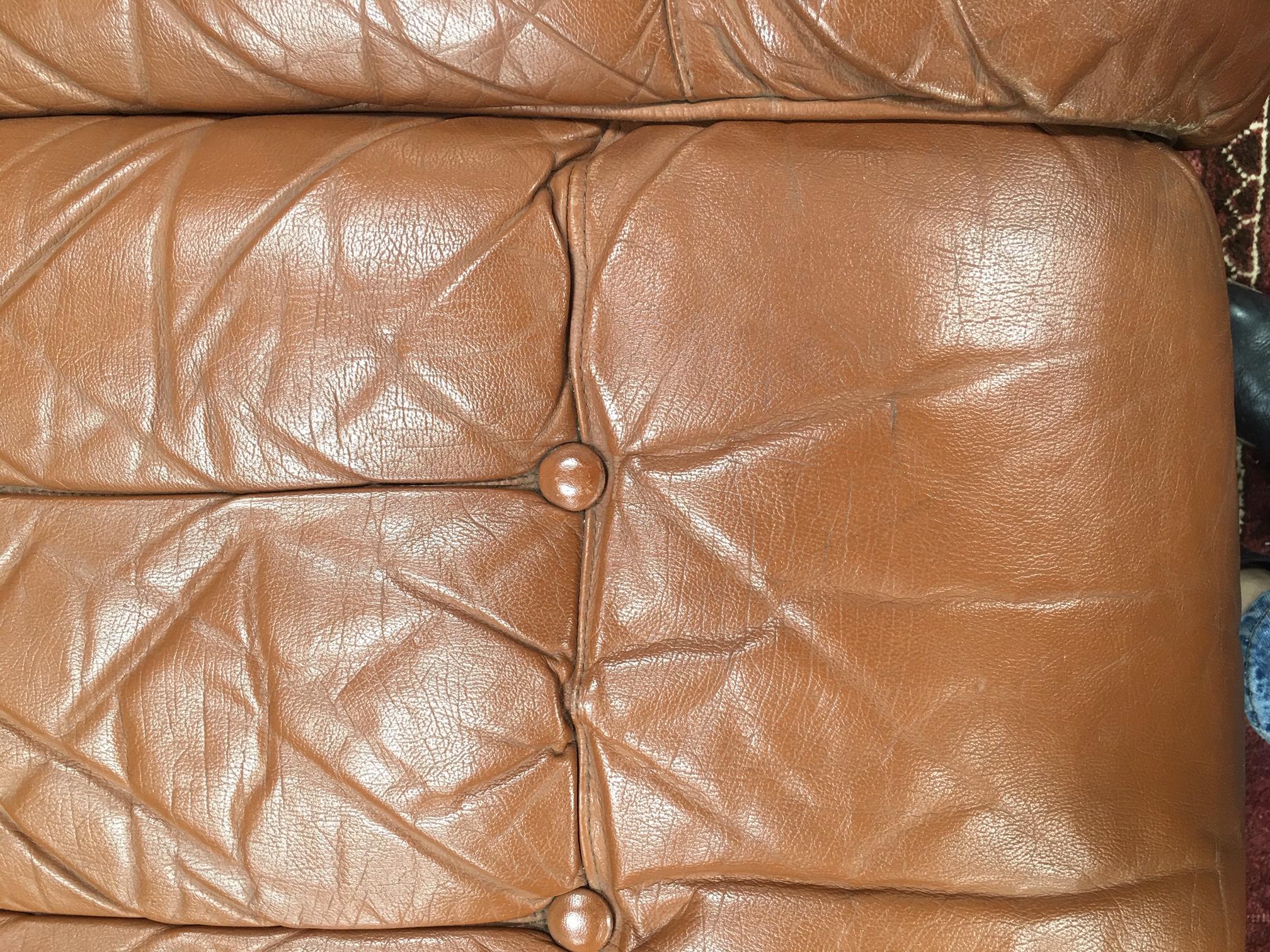 Brazilian Percival Lafer Leather Sofa