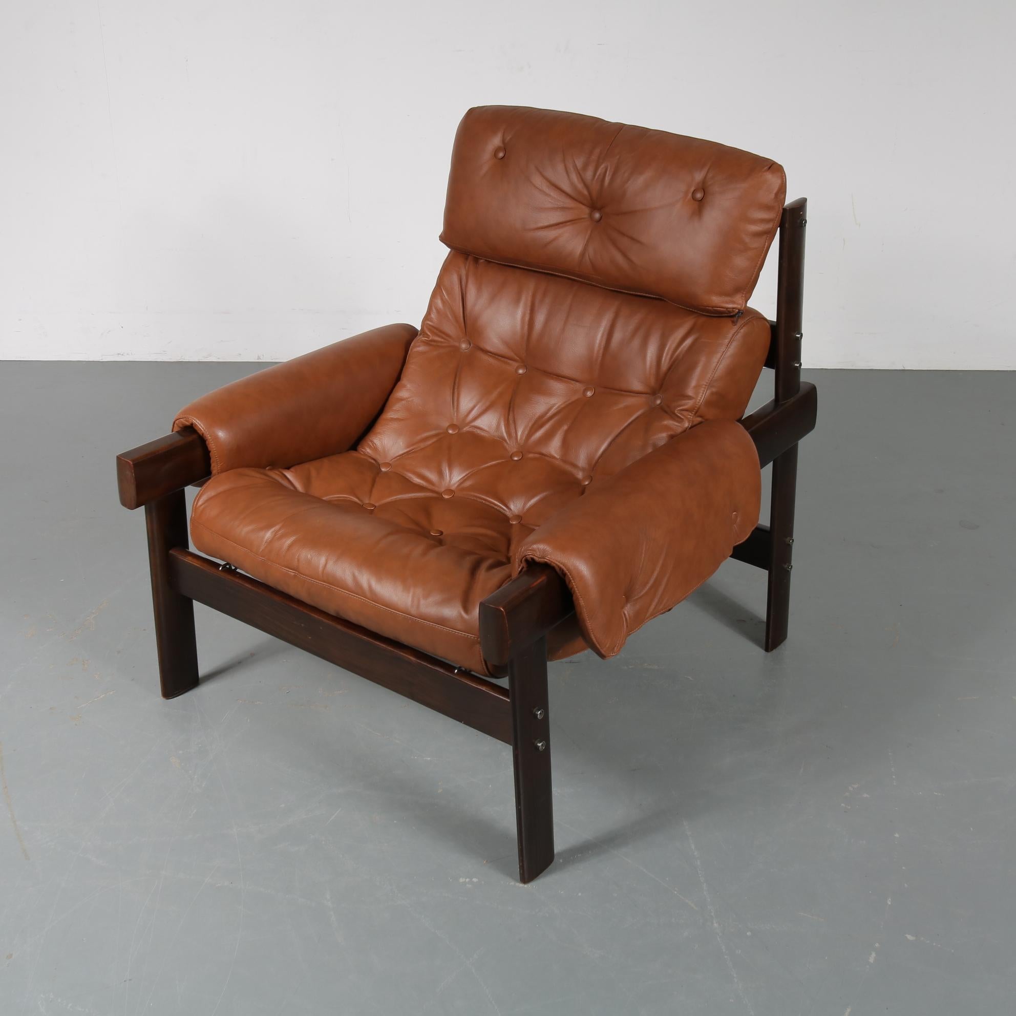 Percival Lafer Lounge Chair, Brazil, 1970s 1