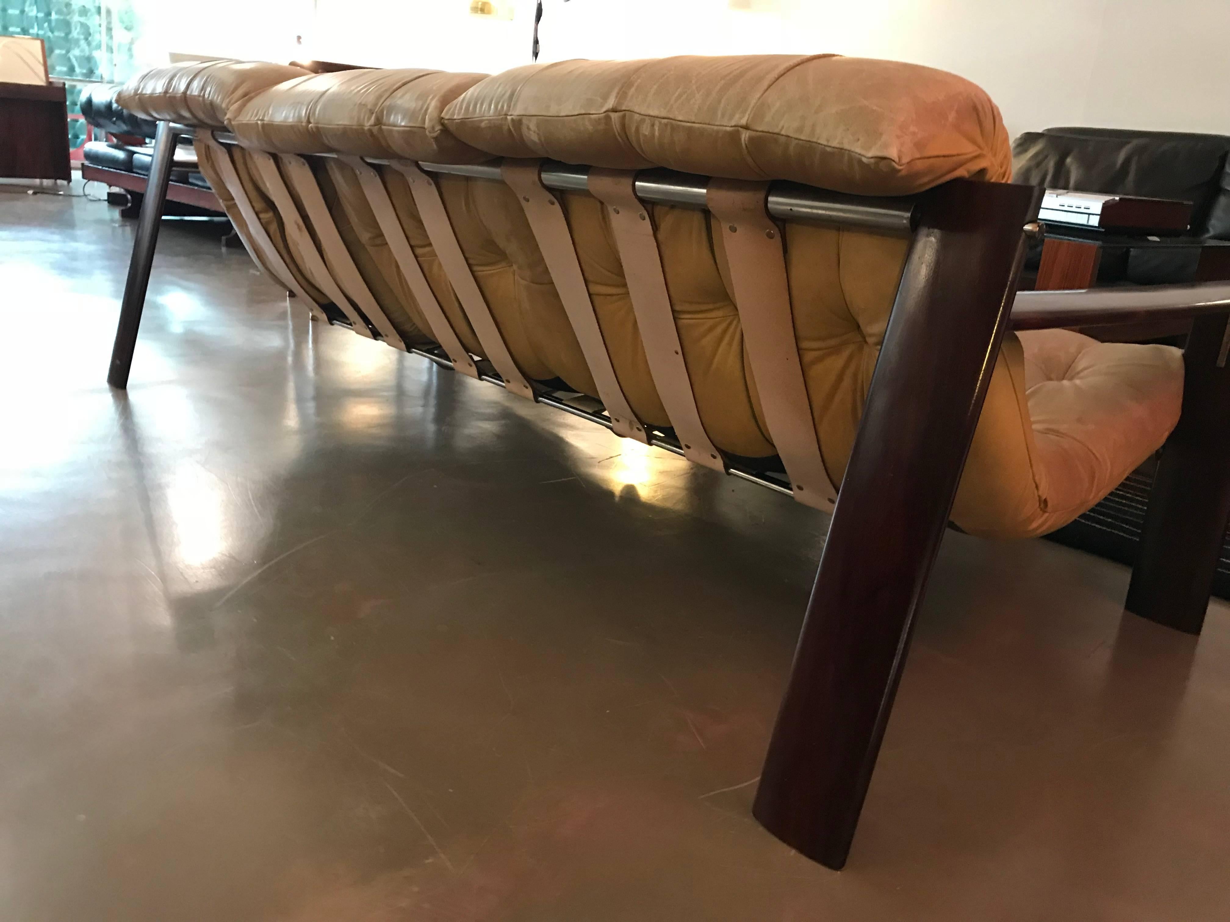 Mid-Century Modern Percival Lafer Low Lounge Sofa