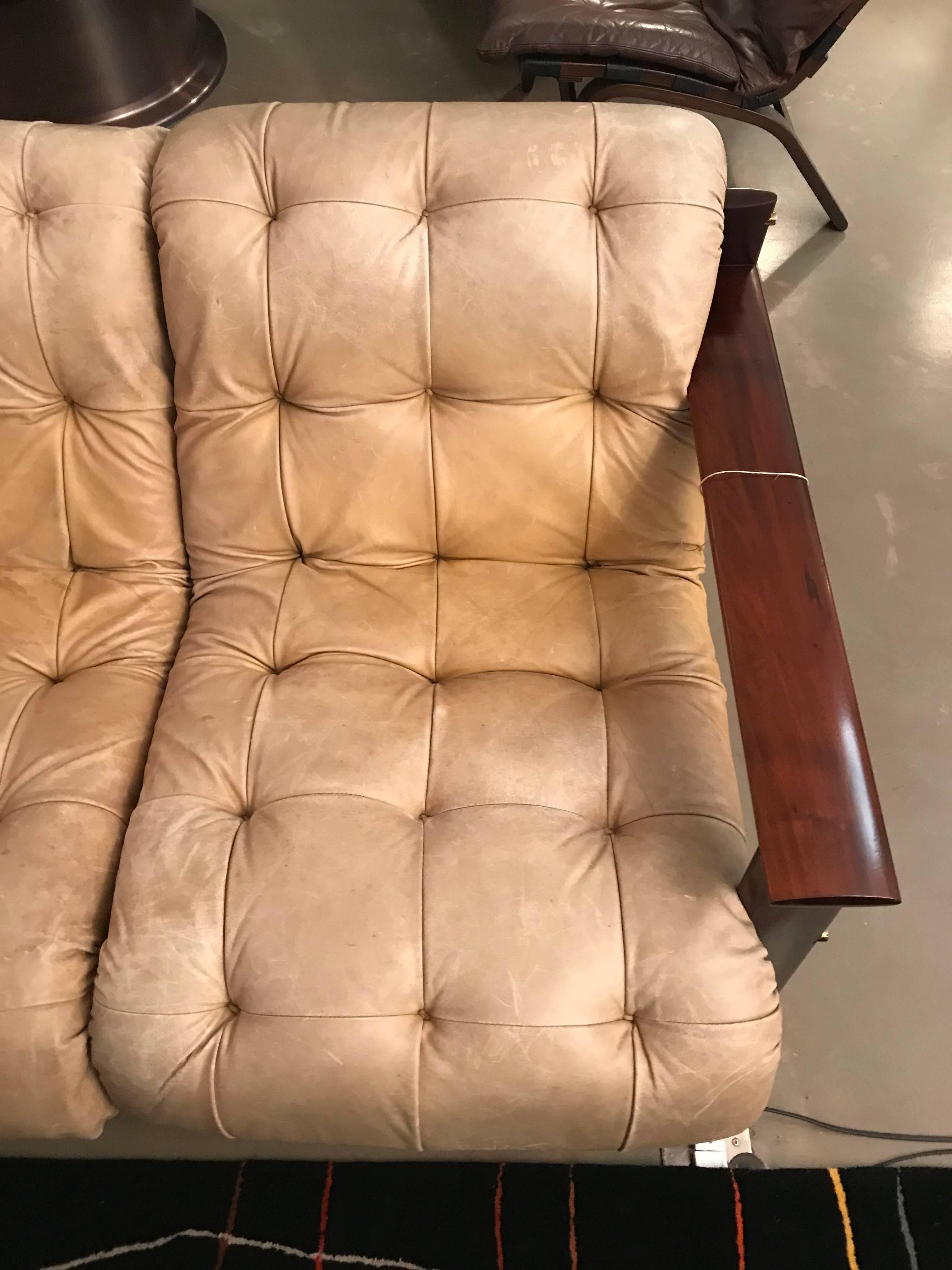 Mid-20th Century Percival Lafer Low Lounge Sofa