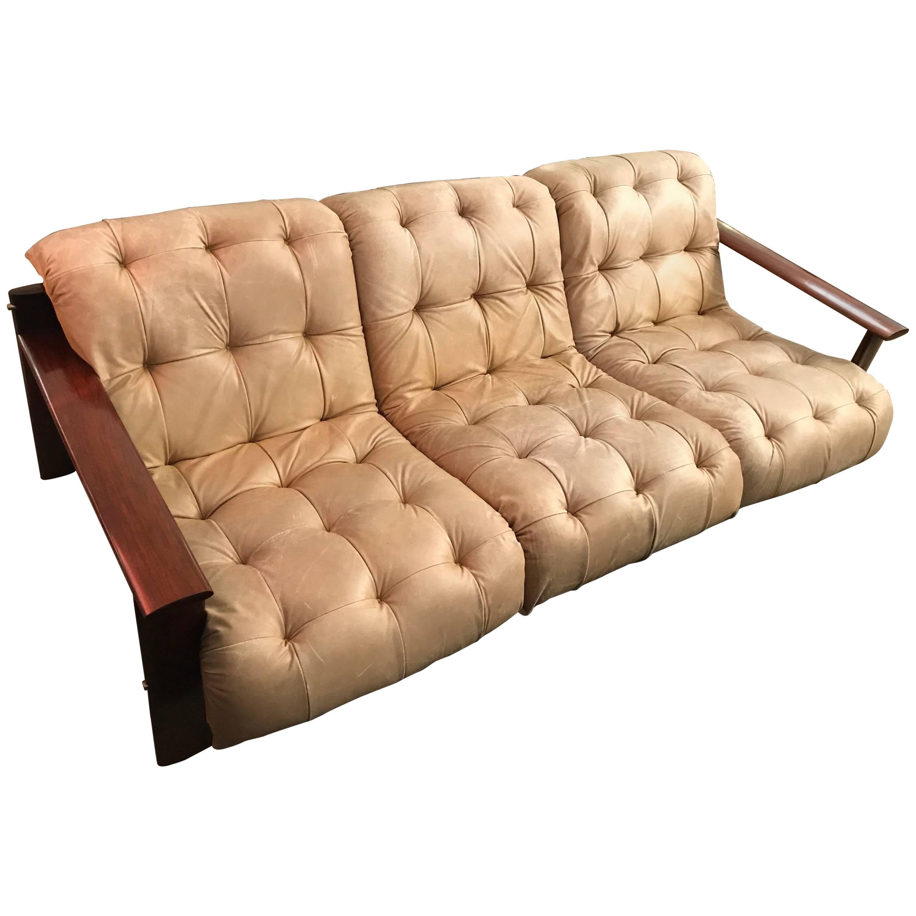 Percival Lafer Low Lounge Sofa