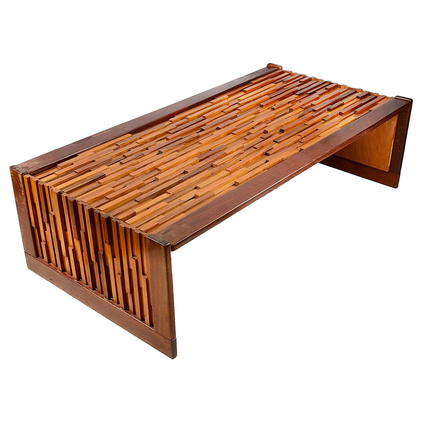 Percival Lafer Mid-Century Modern Brutalist Style Coffee Table