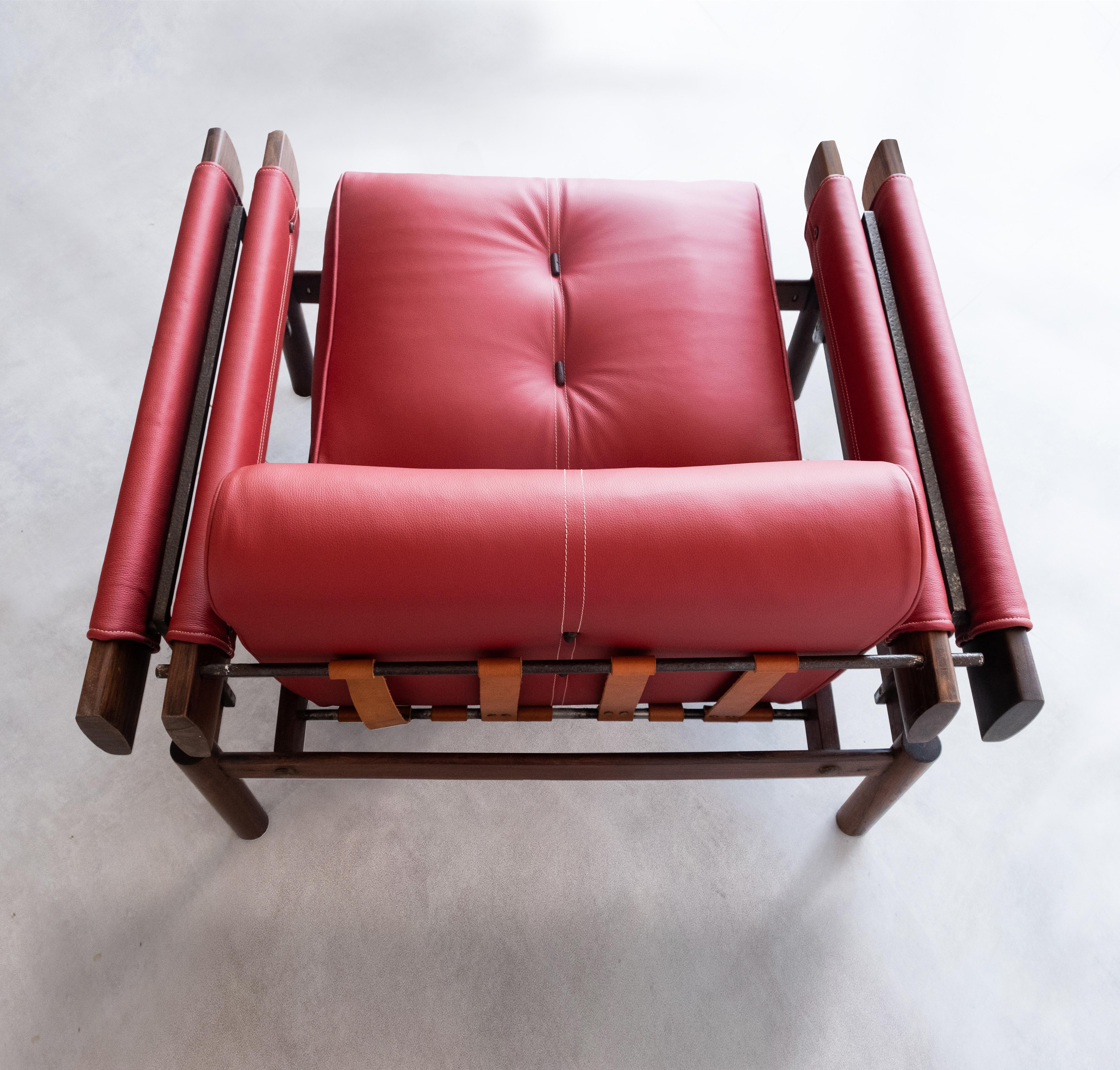 Brésilien Percival Lafer, fauteuils MP-19 du milieu du siècle dernier, Brésil   en vente
