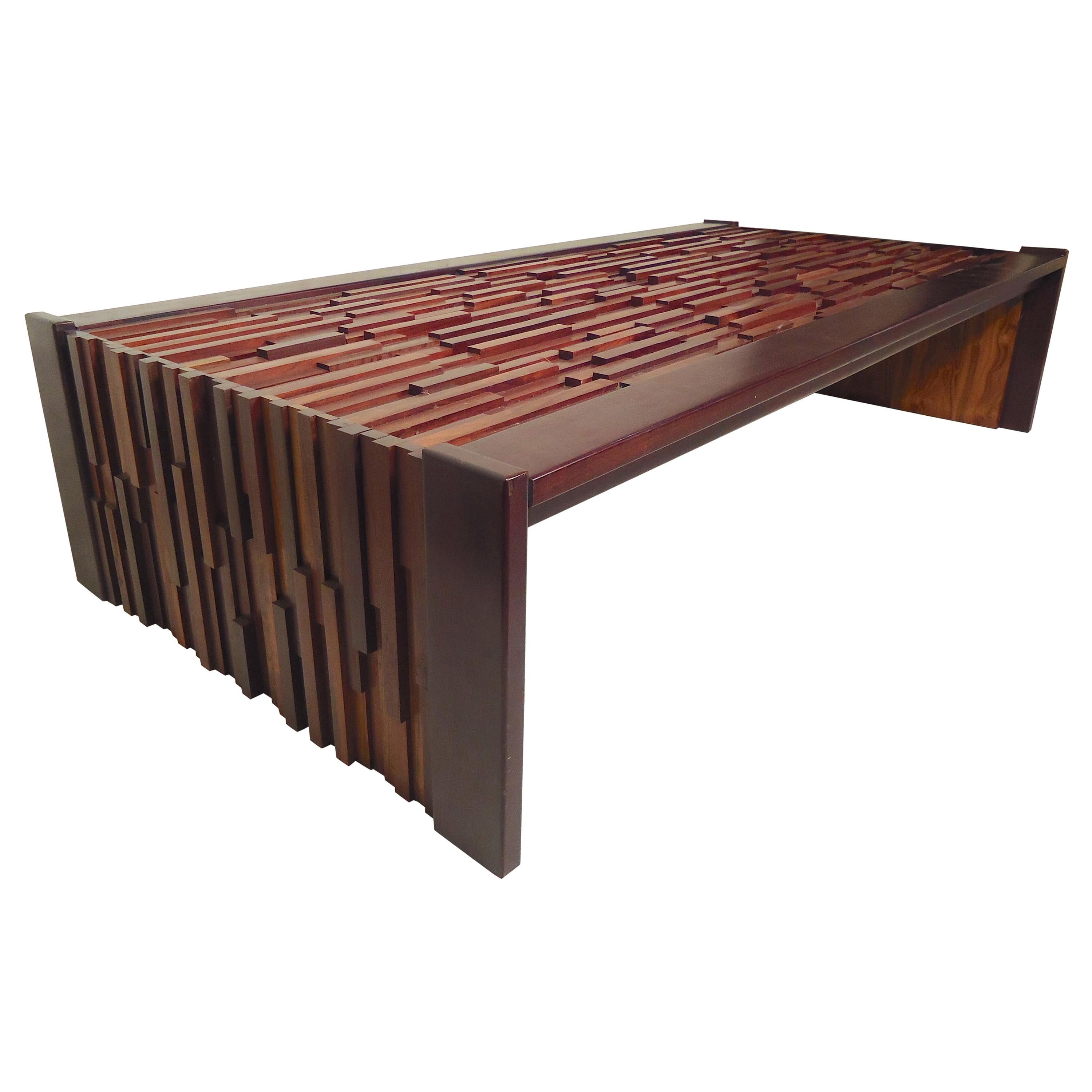 Percival Lafer Mosaic Coffee Table For Sale