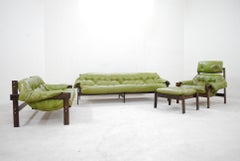 Percival Lafer MP 041 and MP 81 Large Leather Living Room Set
