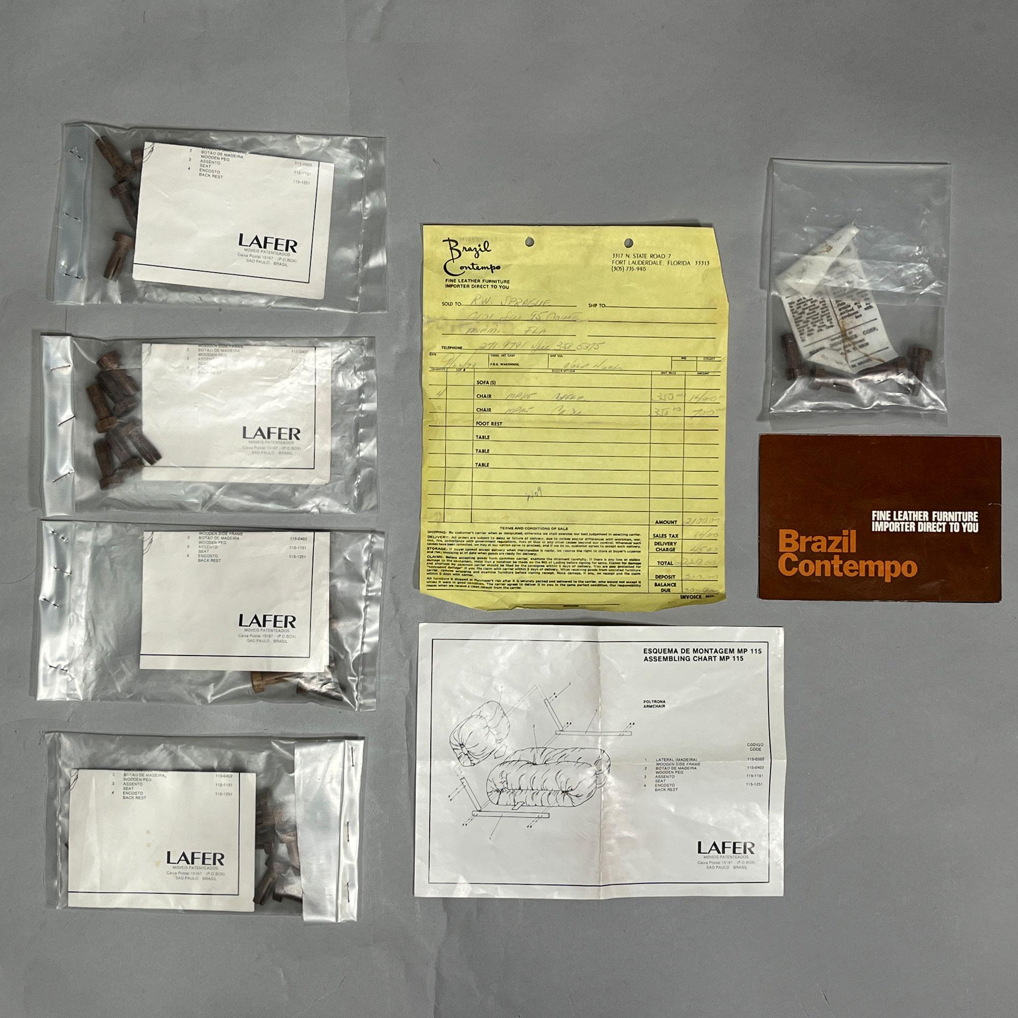 Percival Lafer MP-116 Sillones modulares Juego de 2 en venta 1