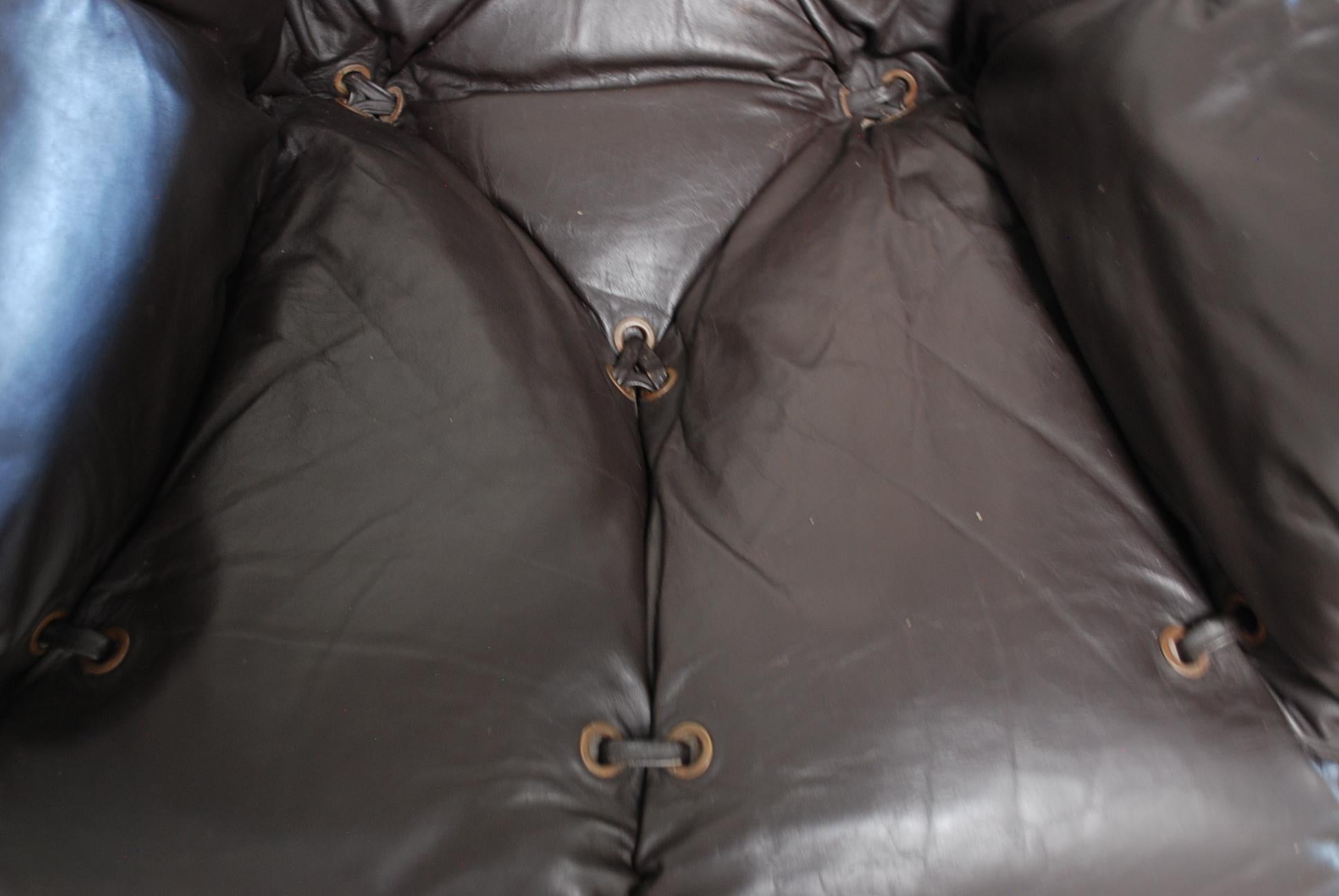 Percival Lafer MP 129 Leather Lounge Chair Armchair 8