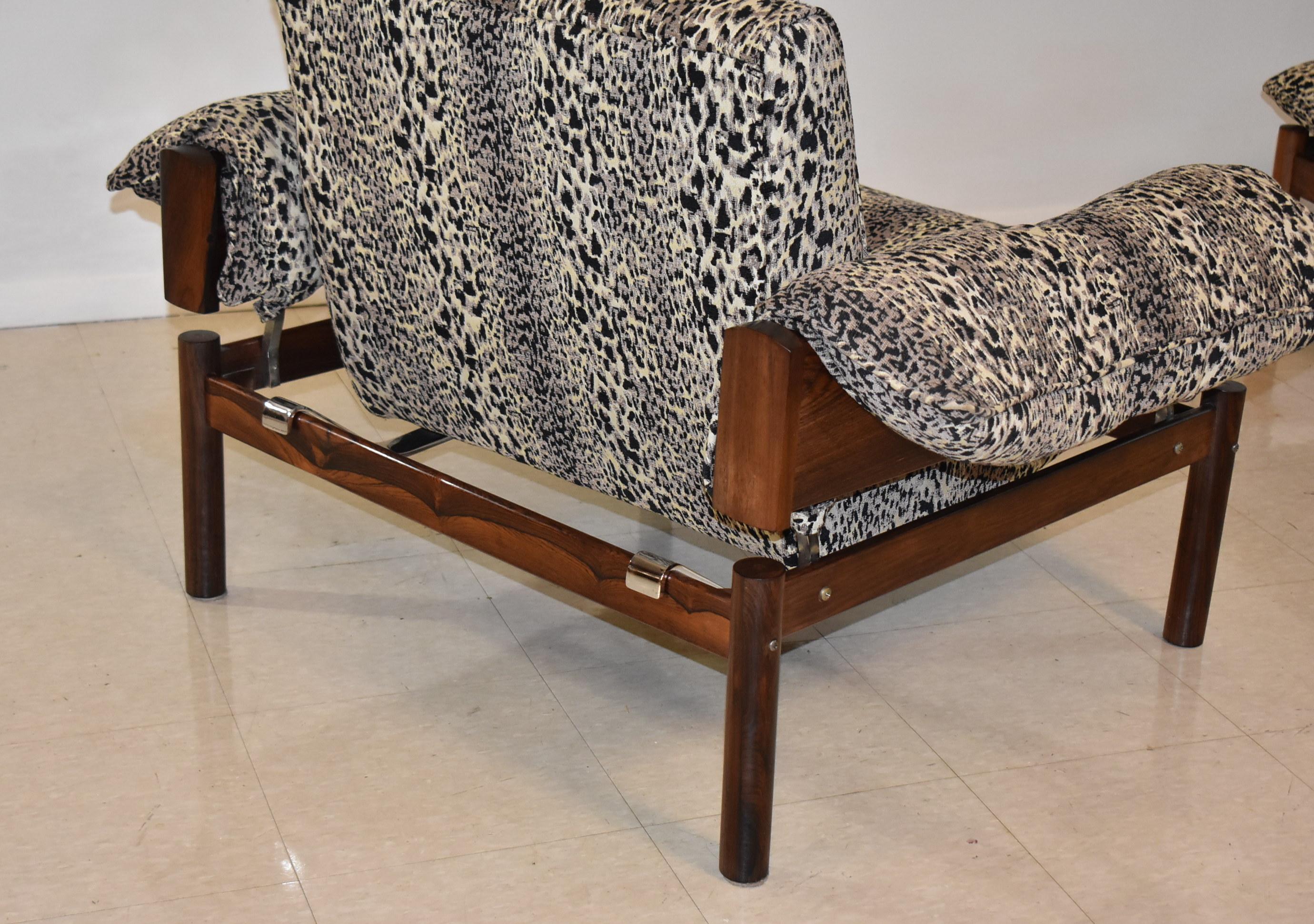 Percival Lafer MP-13 Chair and Ottoman, Brazilian Design For Sale 4